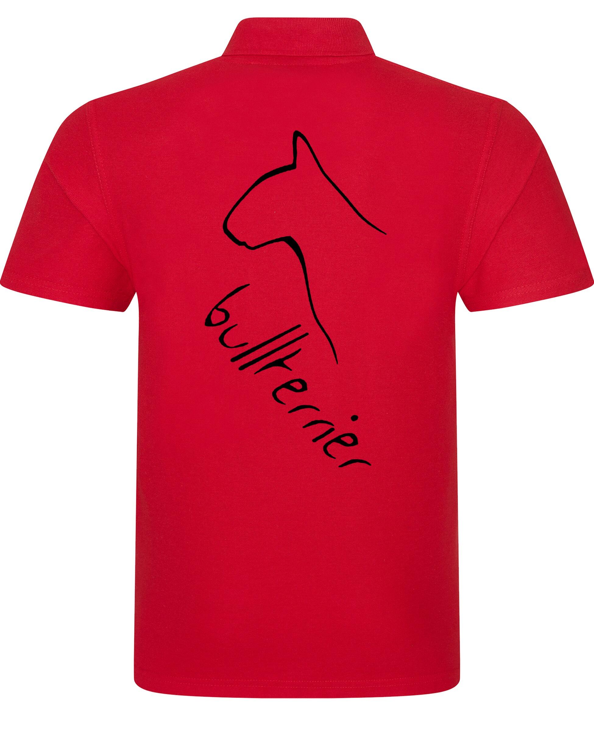 Unisex Cotton Polo with Bullterrier Dog Breed Design – Comfort and Style for Every Bullterrier Enthusiast