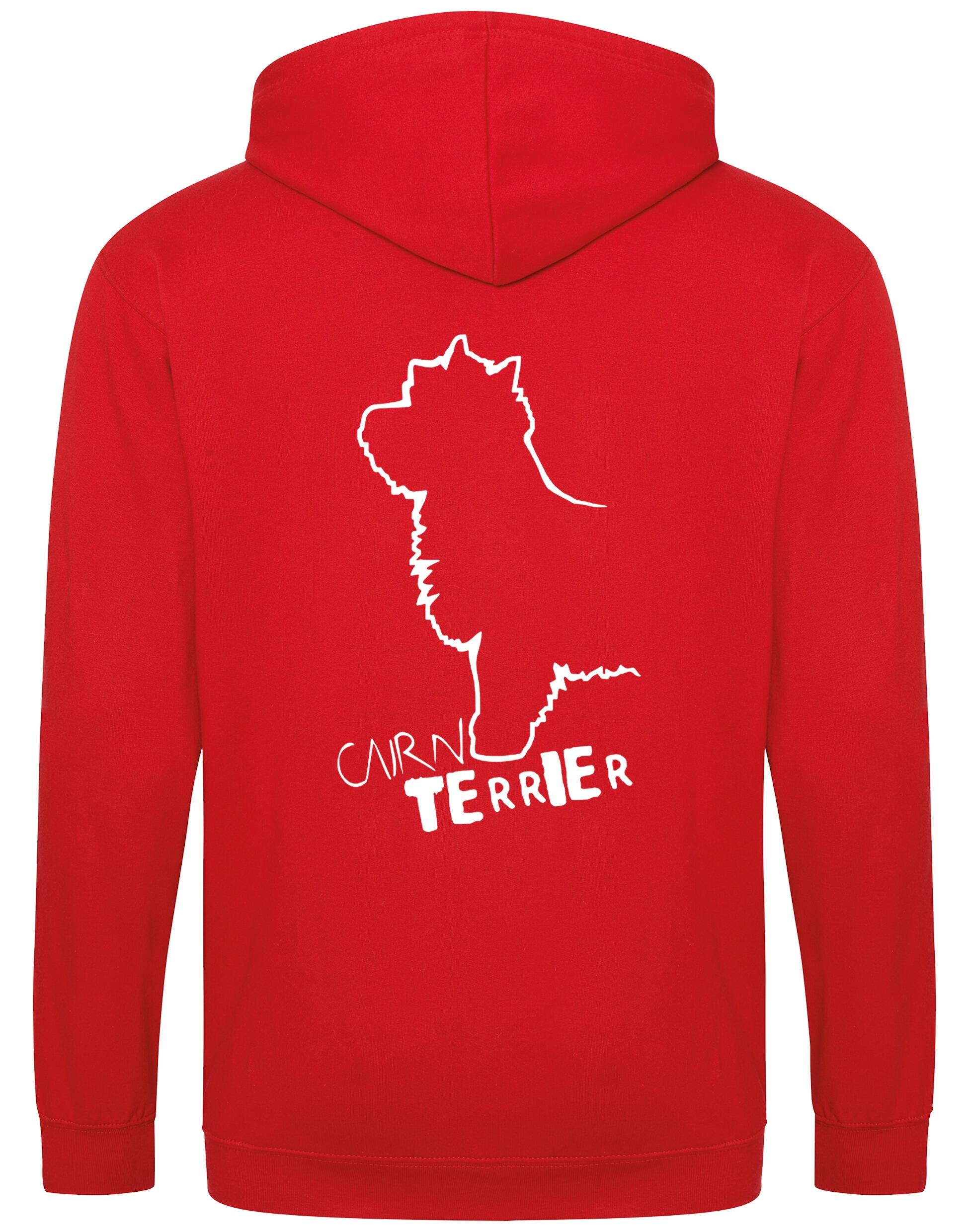 Cairn Terrier Dog Breed Design Zipped Hoodie – Comfort, Style, and Cairn Terrier Pride