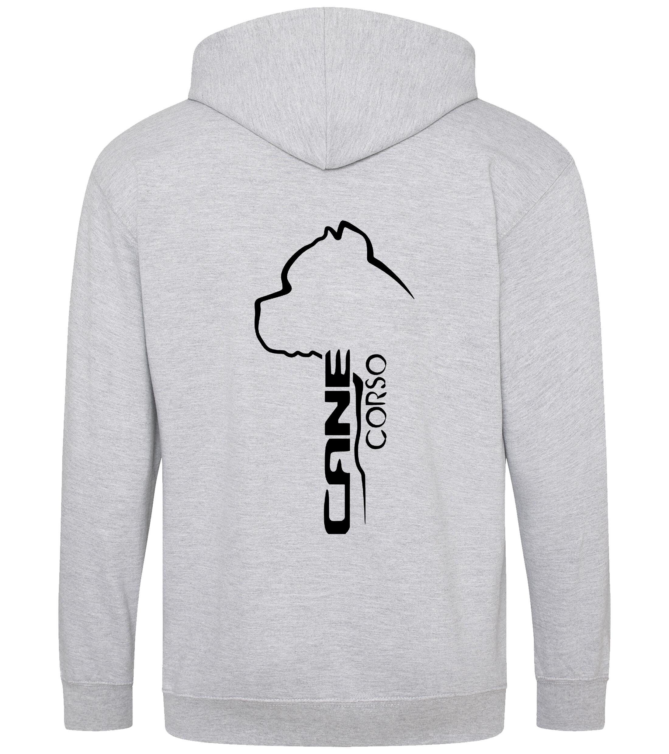 Cane Corso Dog Breed Design Zipped Hoodie – Comfort, Style, and Cane Corso Pride
