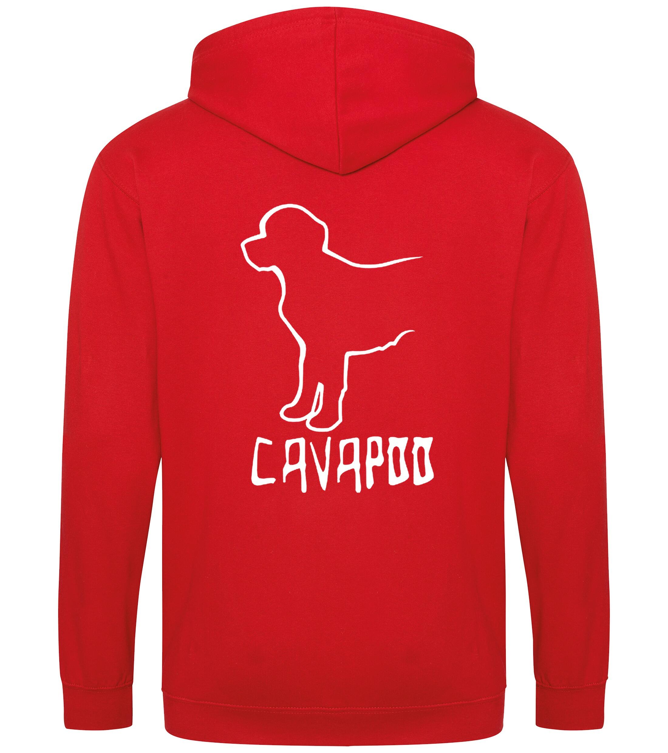 Cavapoo Dog Breed Design Zipped Hoodie – Comfort, Style, and Cavapoo Pride