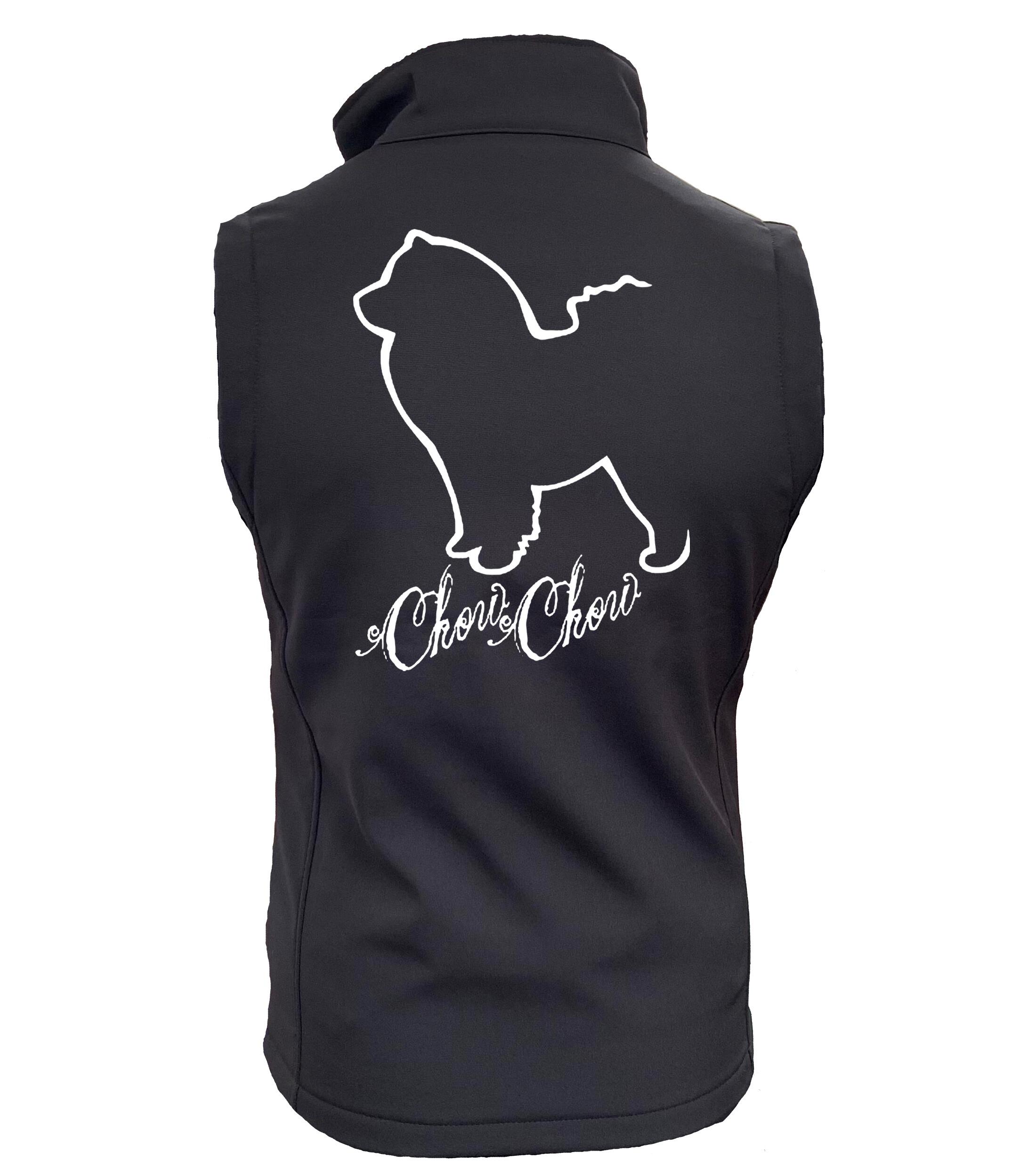 Chow Chow Dog Breed Design Unisex Softshell Gilet – Style and Function for Chow Chow Lovers