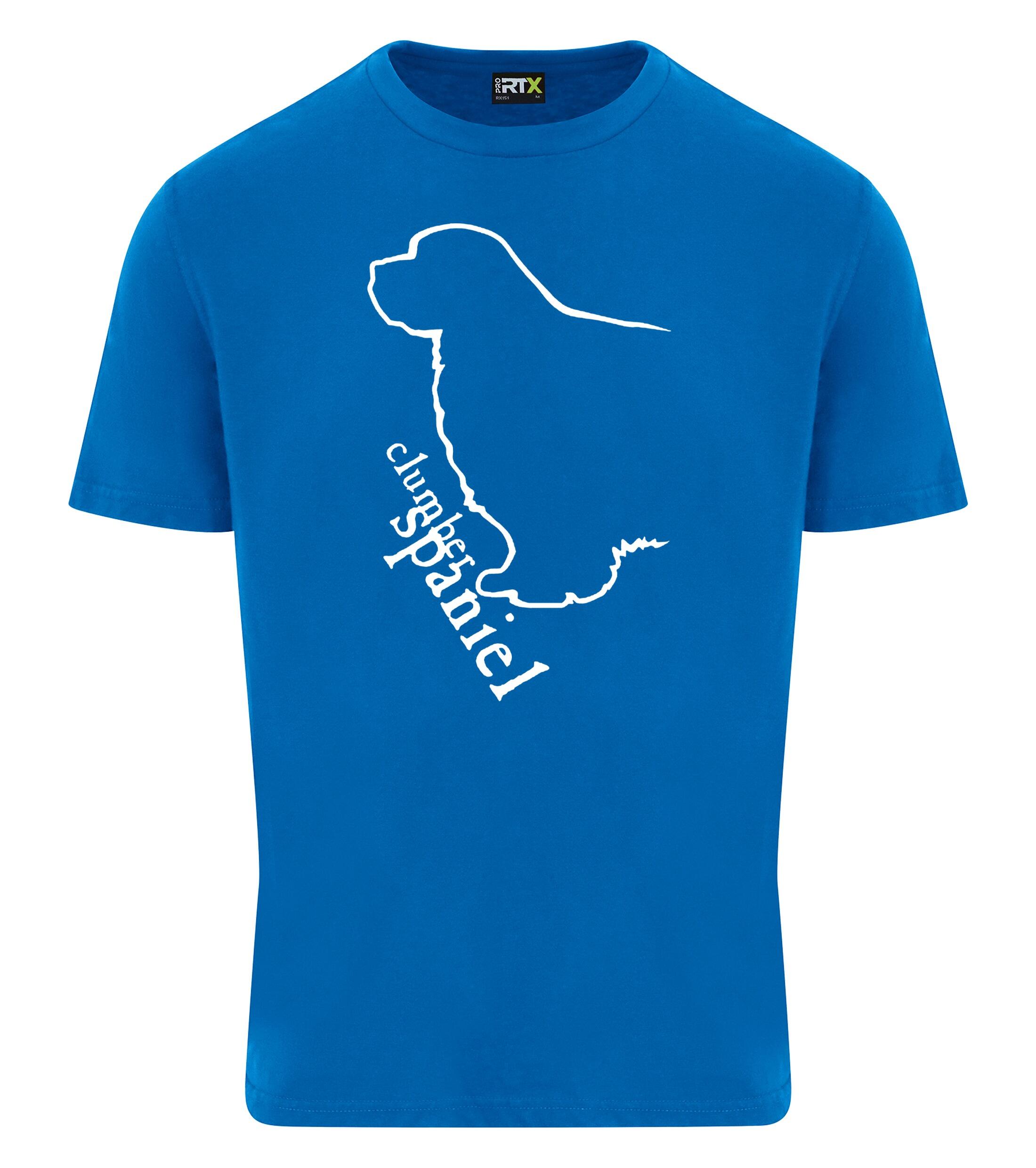 Unisex Roundneck T-shirt with Clumber Spaniel Dog Breed Design – Essential Style for Clumber Spaniel Fans