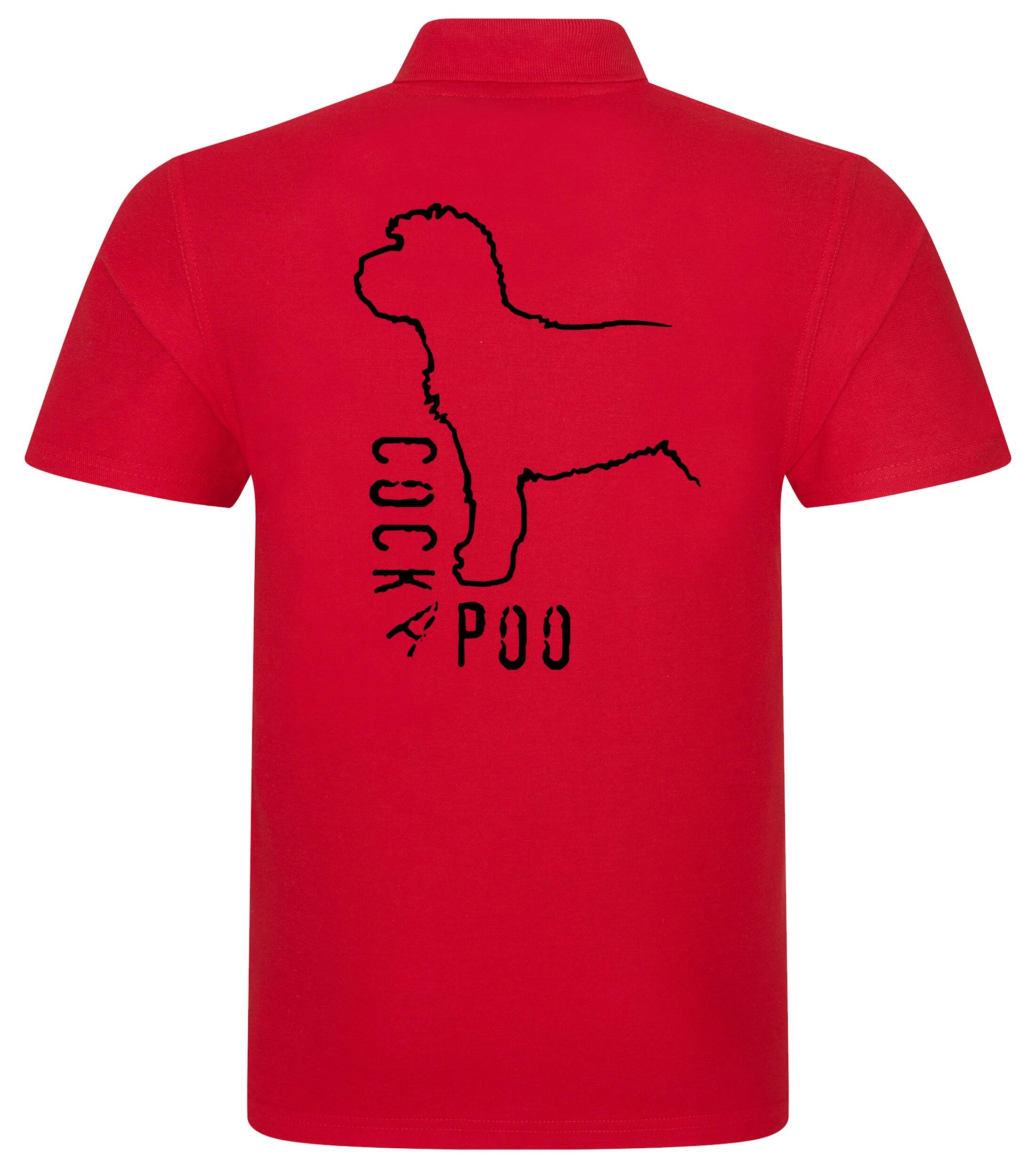 Unisex Cotton Polo with Cockapoo Dog Breed Design – Comfort and Style for Every Cockapoo Enthusiast