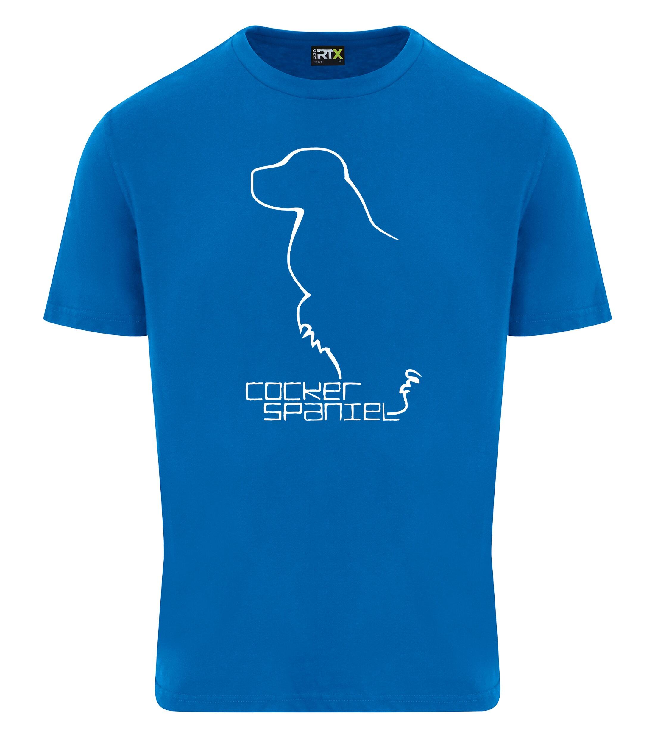 Cocker Spaniel Dog Breed Design Unisex Roundneck T-shirt – Essential Style for Cocker Spaniel Fans