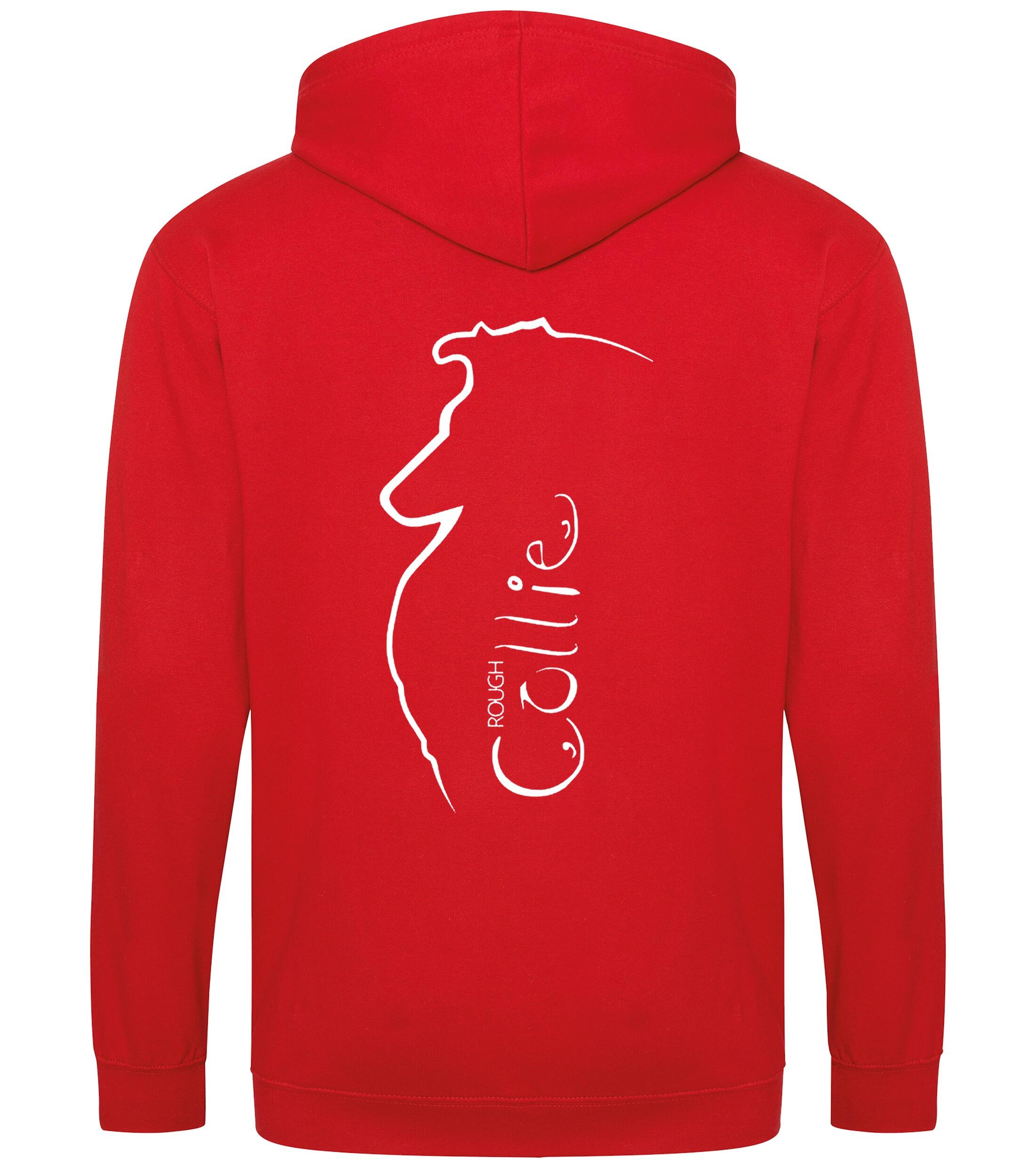 Collie (Rough) Dog Breed Design Zipped Hoodie – Comfort, Style, and Rough Collie Pride