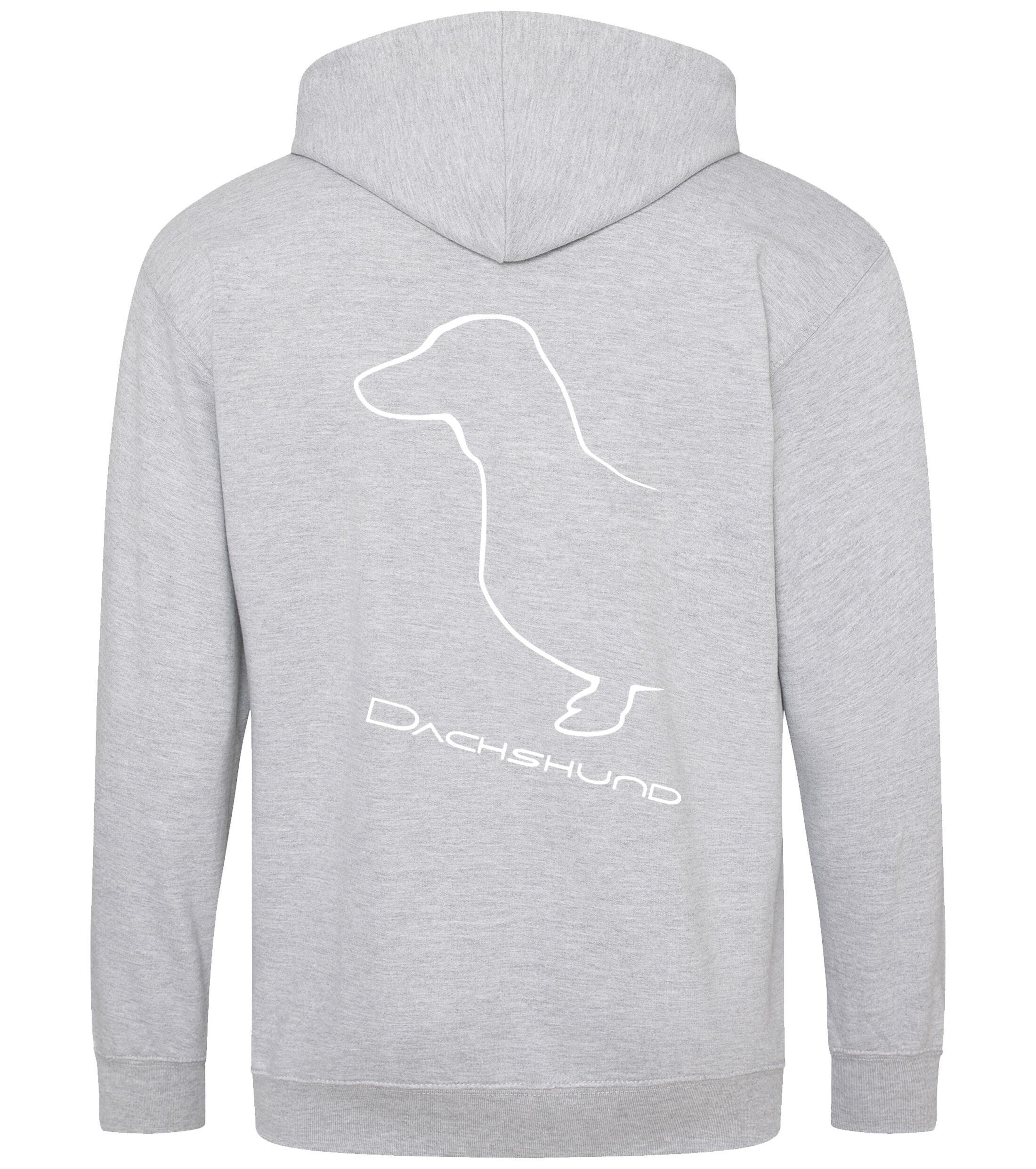 Dachshund (Smooth) Dog Breed Zipped Hoodie – Comfort, Style, and Dachshund Pride