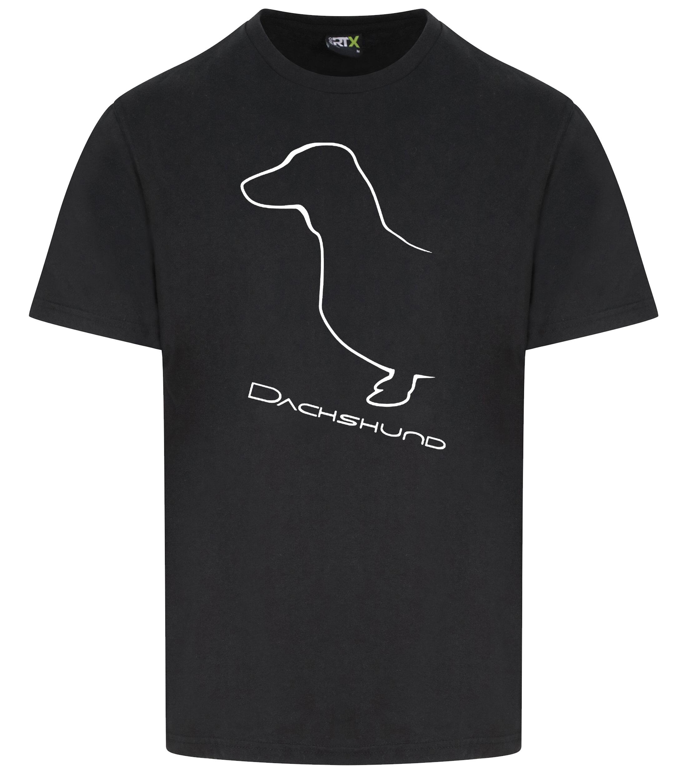 Dachshund (Smooth) Dog Breed Design Unisex Roundneck T-Shirt – Stylish Comfort for Dachshund Fans