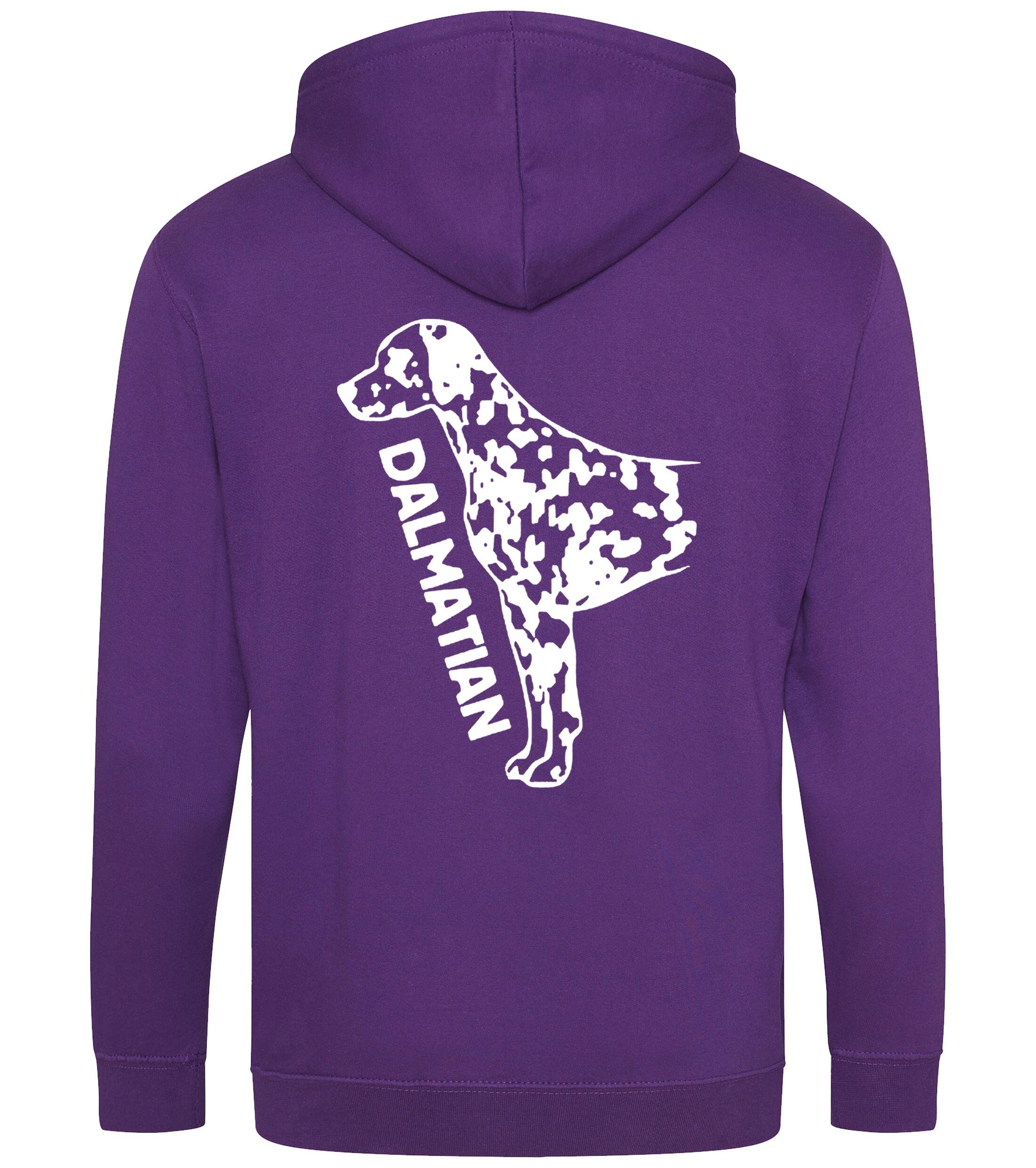 Dalmatian Dog Breed Design Zipped Hoodie – Comfort, Style, and Dalmatian Pride