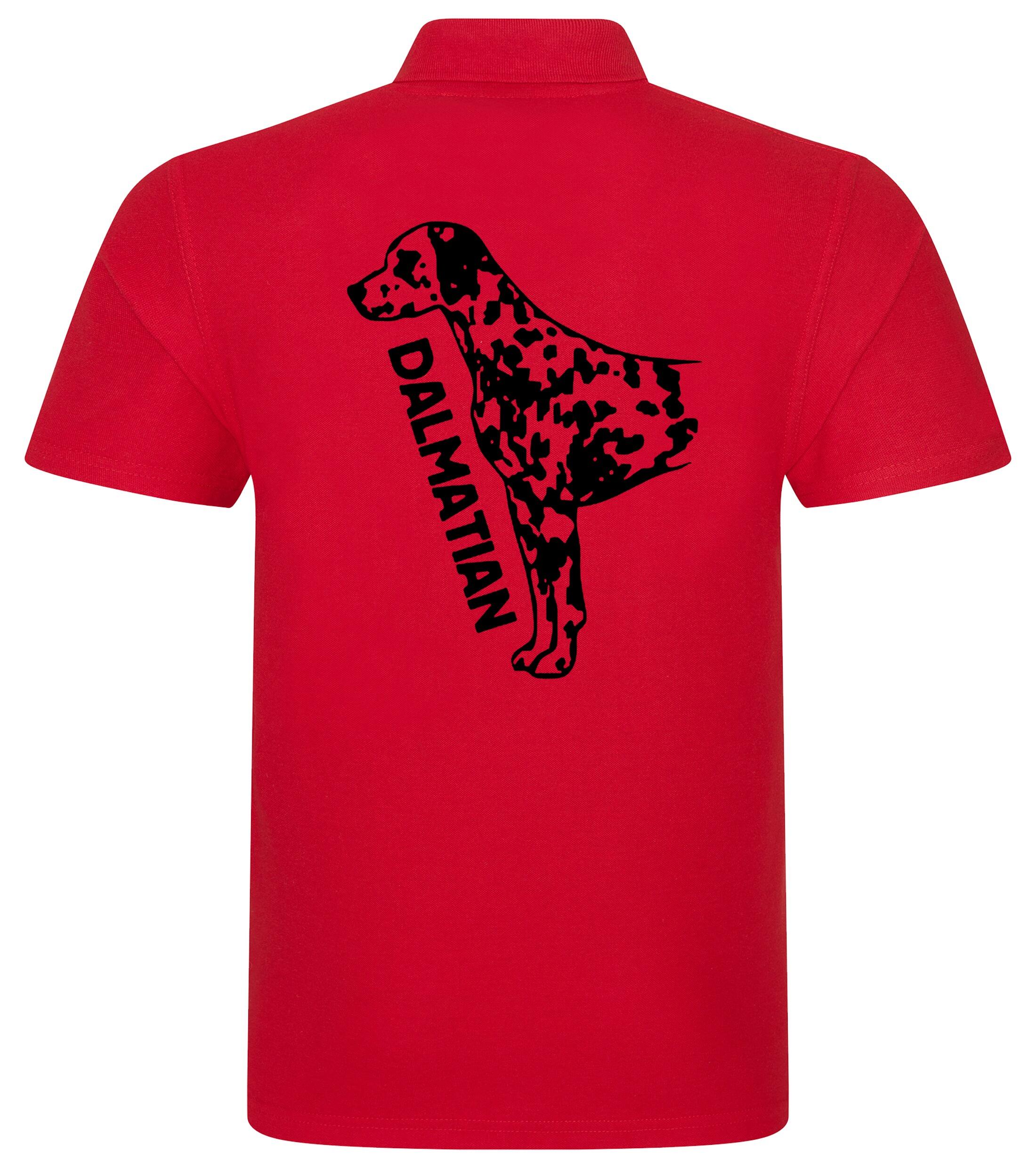 Dalmatian Dog Breed Design Unisex Cotton Polo – Classic Style for Dalmatian Lovers