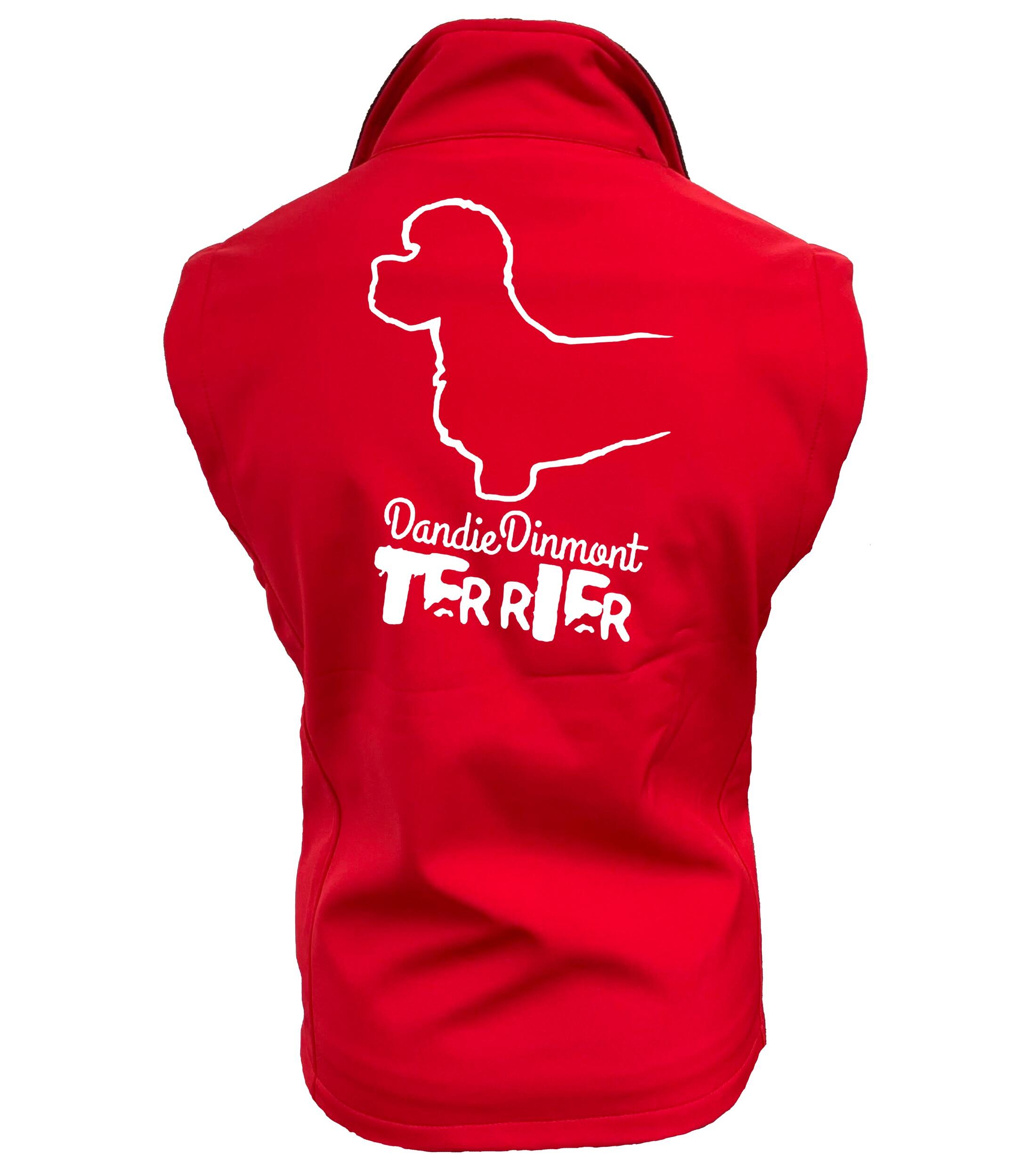 Dandie Dinmont Terrier Dog Breed Design Unisex Softshell Gilet – Stylish and Functional Outdoor Wear