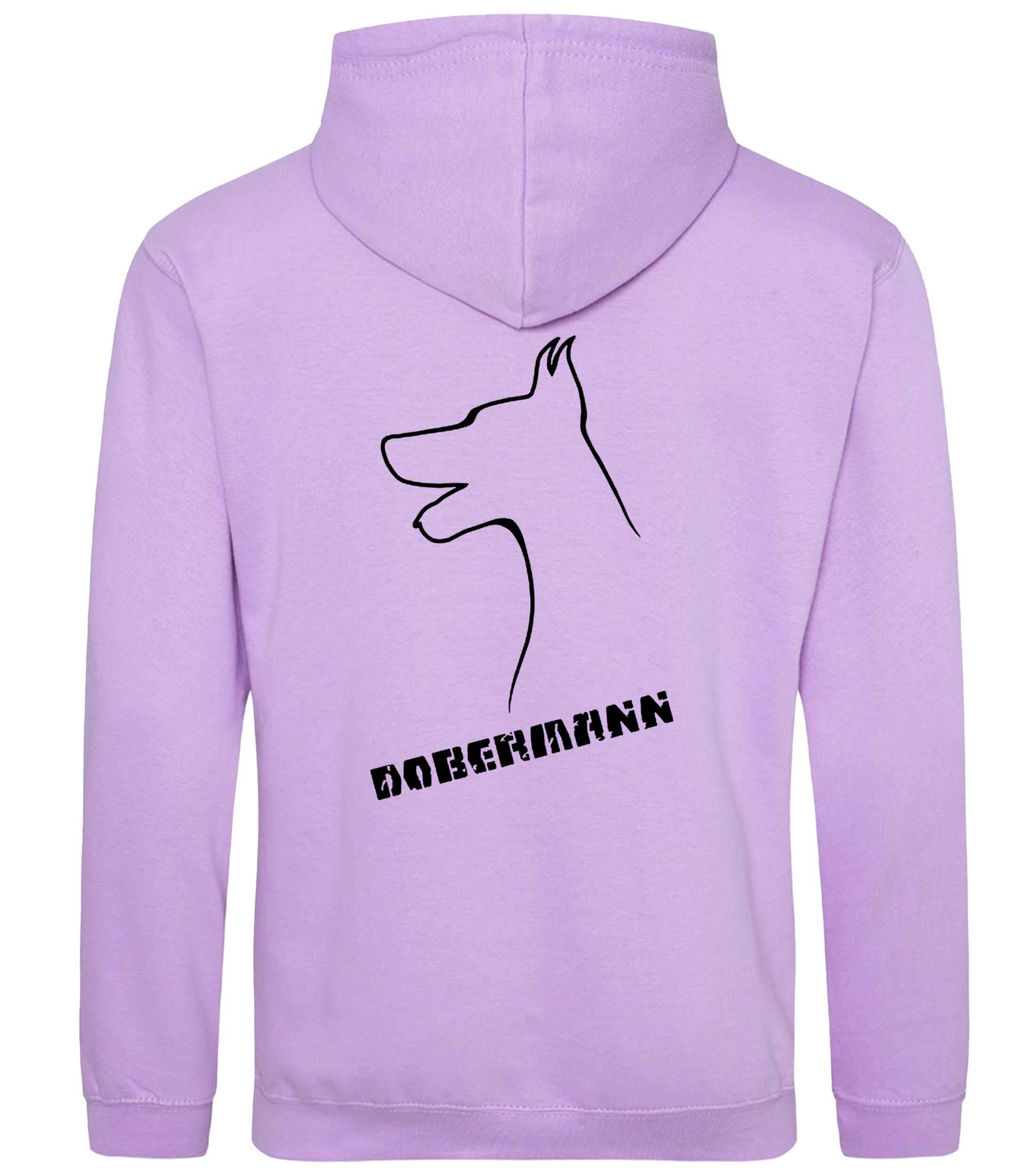 Dobermann (Head) Design Pullover Hoodie – Stylish & Cozy for Dobermann Enthusiasts