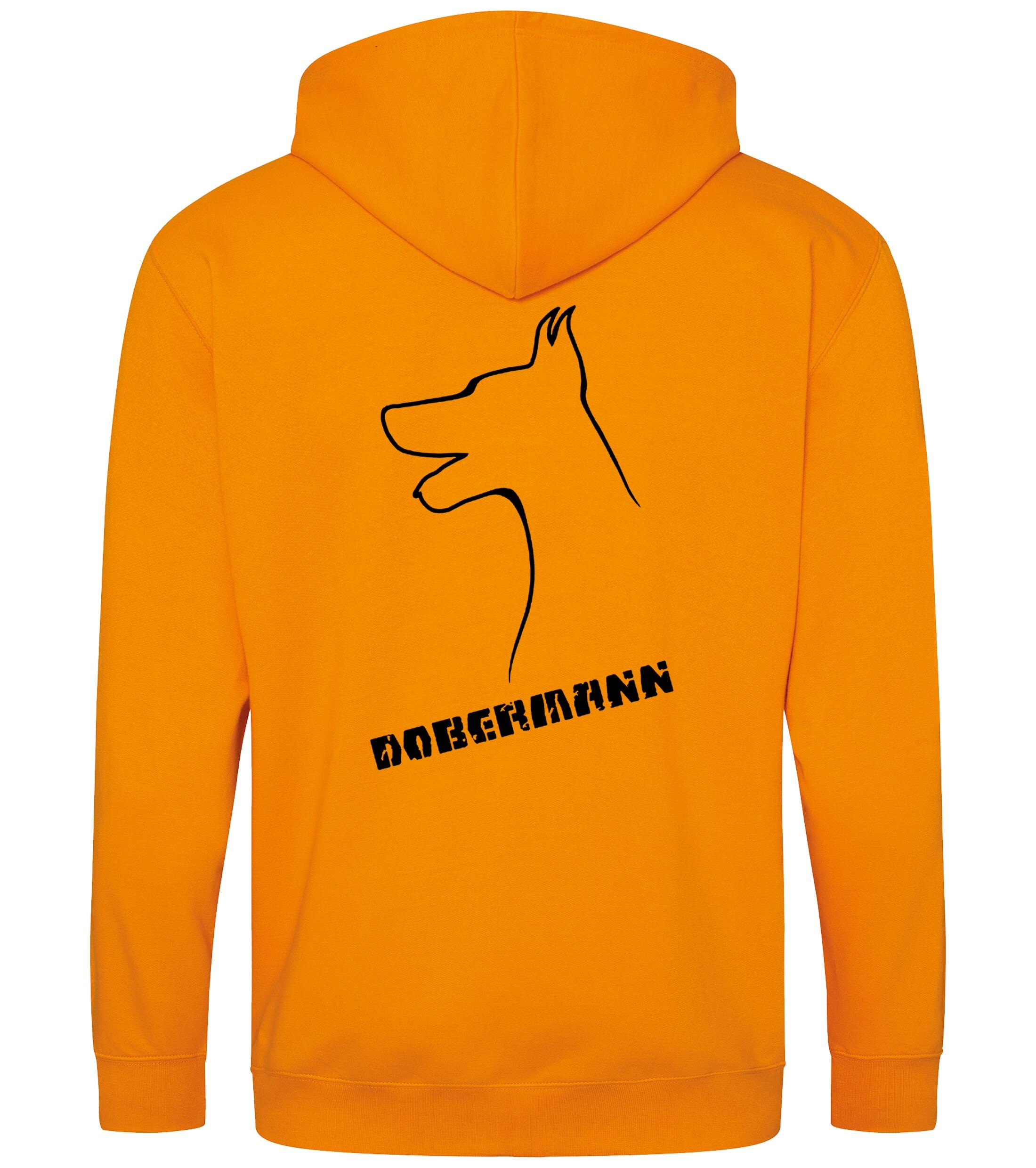 Dobermann (Head) Zipped Hoodie – Comfort, Style, and Dobermann Pride