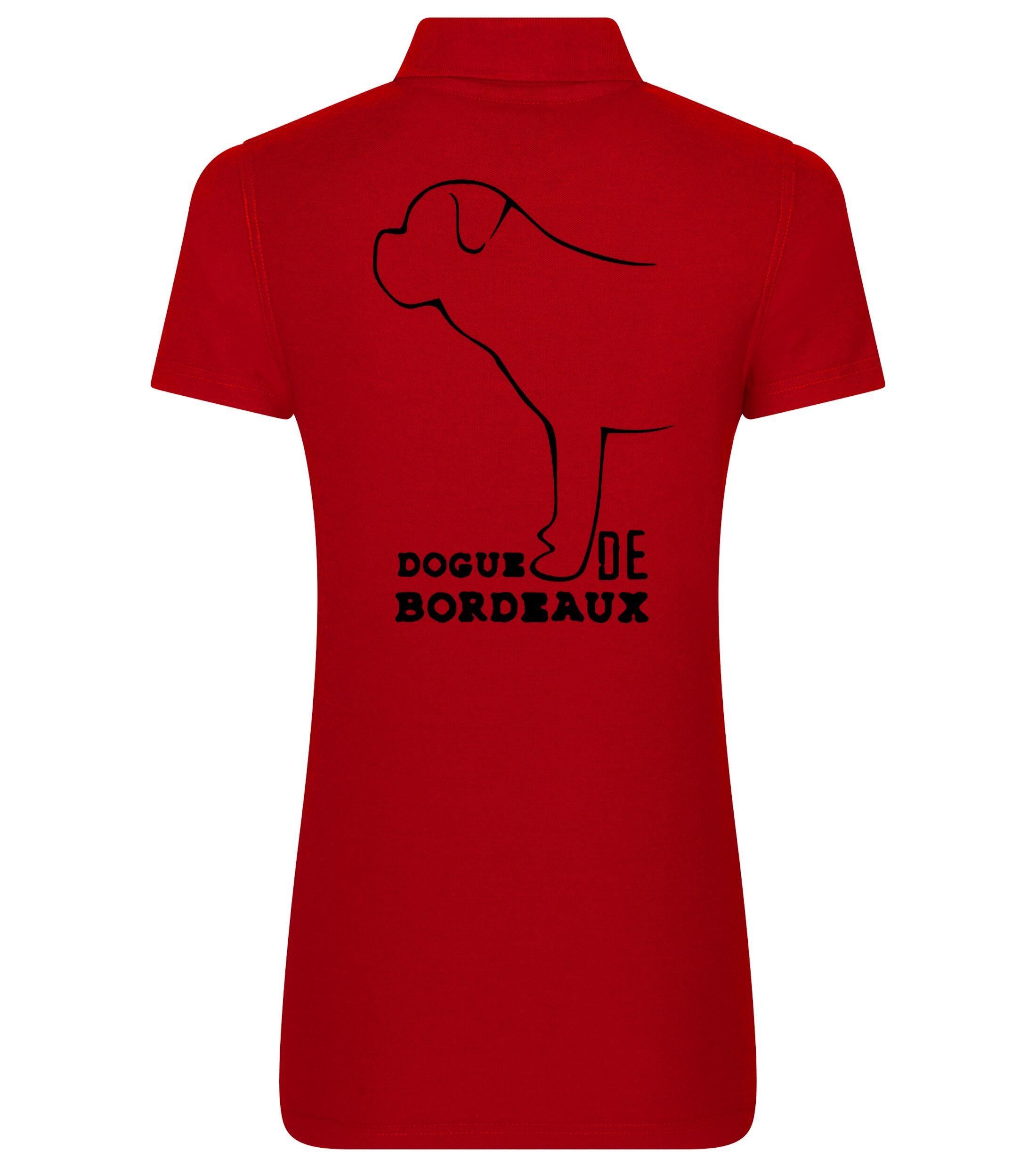 Dogue De Bordeaux Dog Breed Design Women’s Cotton Polo – Elegance for Dogue De Bordeaux Lovers
