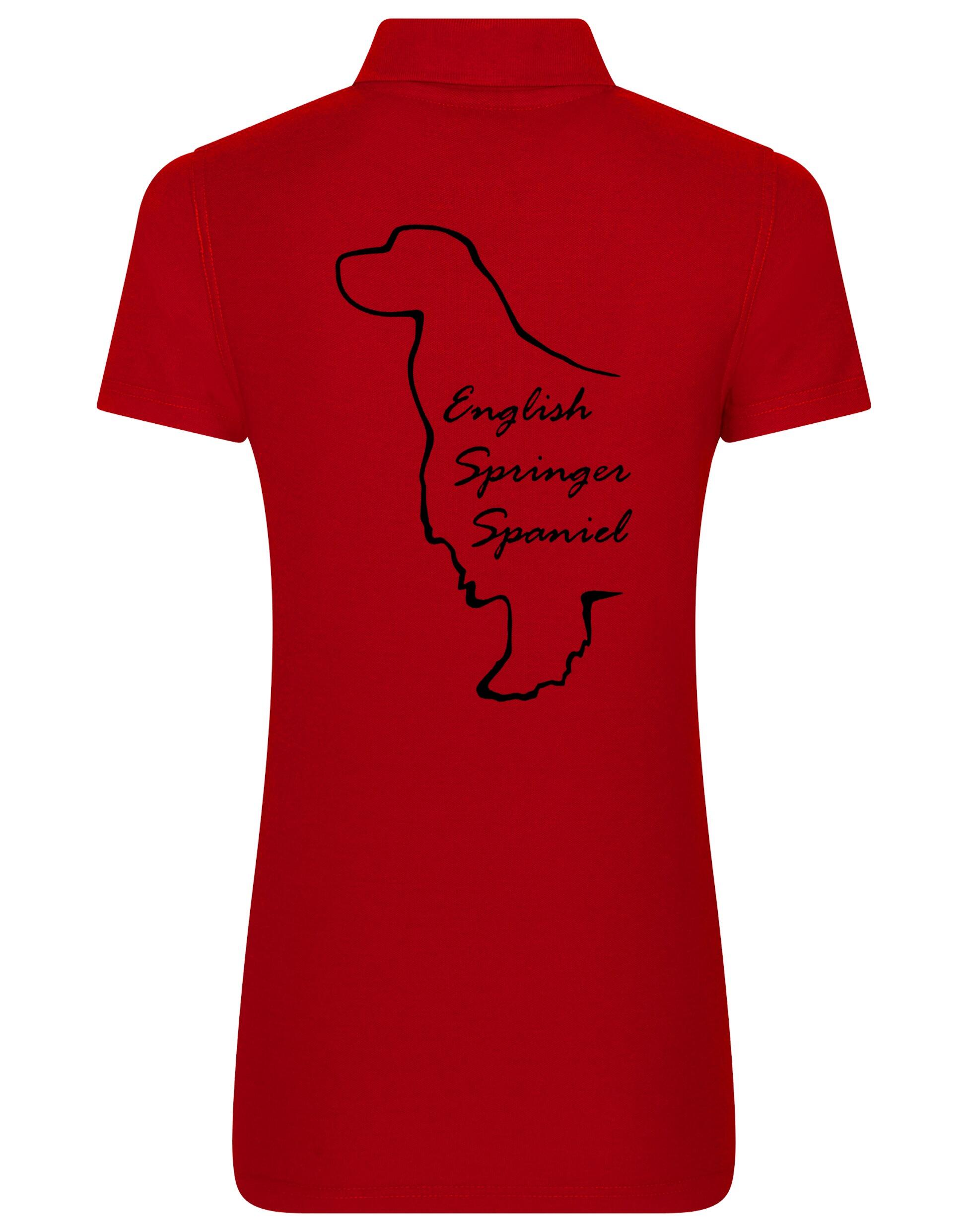 English Springer Spaniel Women’s Cotton Polo – Style for Every Springer Enthusiast