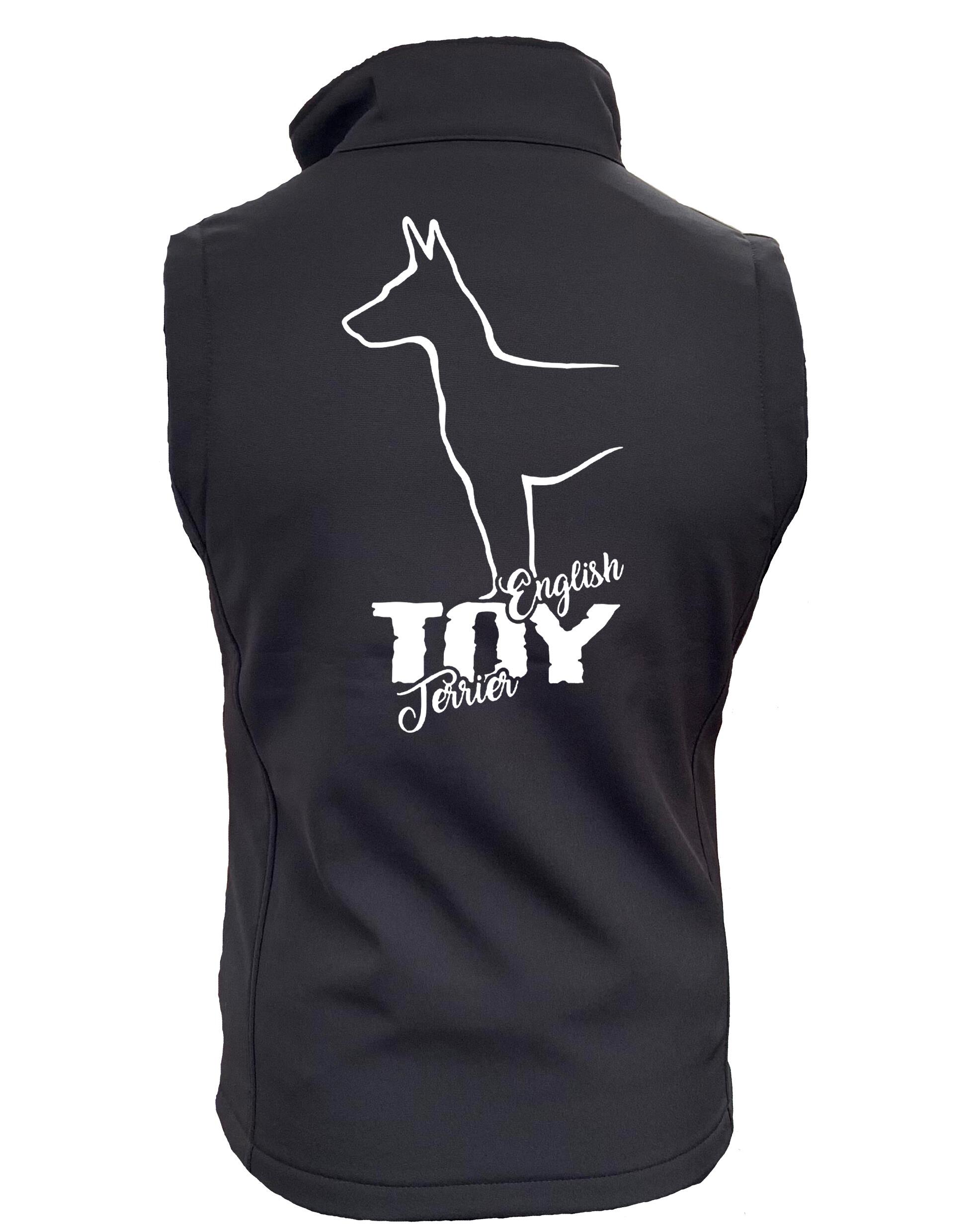 English Toy Terrier Unisex Softshell Gilet – Style and Function for Dog Lovers