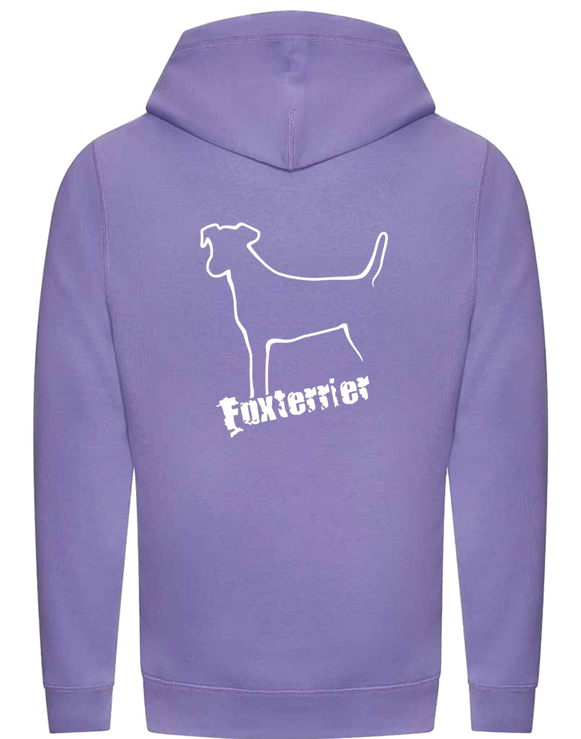 Fox Terrier Unisex Crossneck Pullover Hoodie – A Must-Have for Terrier Fans