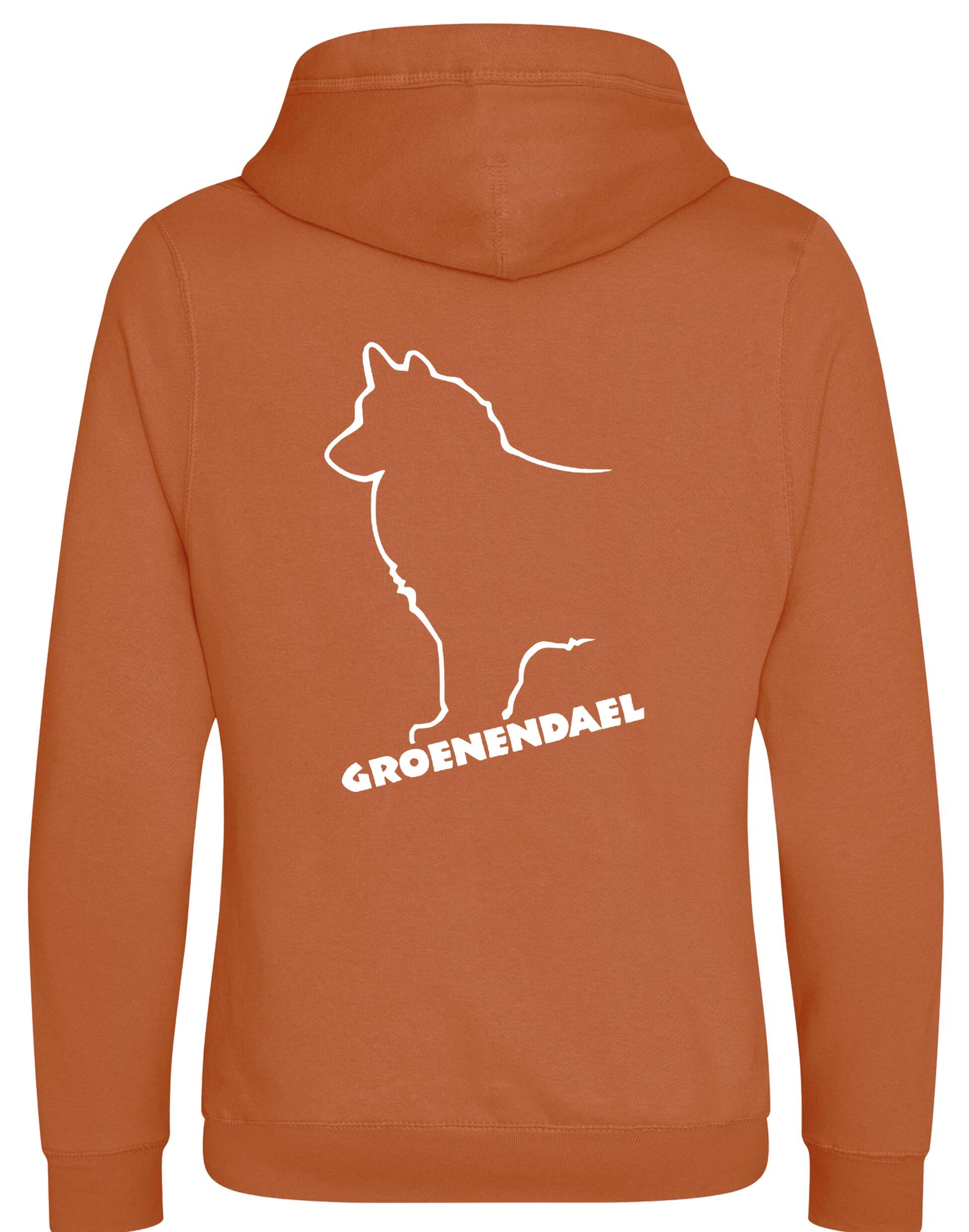 Groenendael Unisex Crossneck Pullover Hoodie – Cozy fabric, exclusive breed design, and modern style for Groenendael enthusiasts.