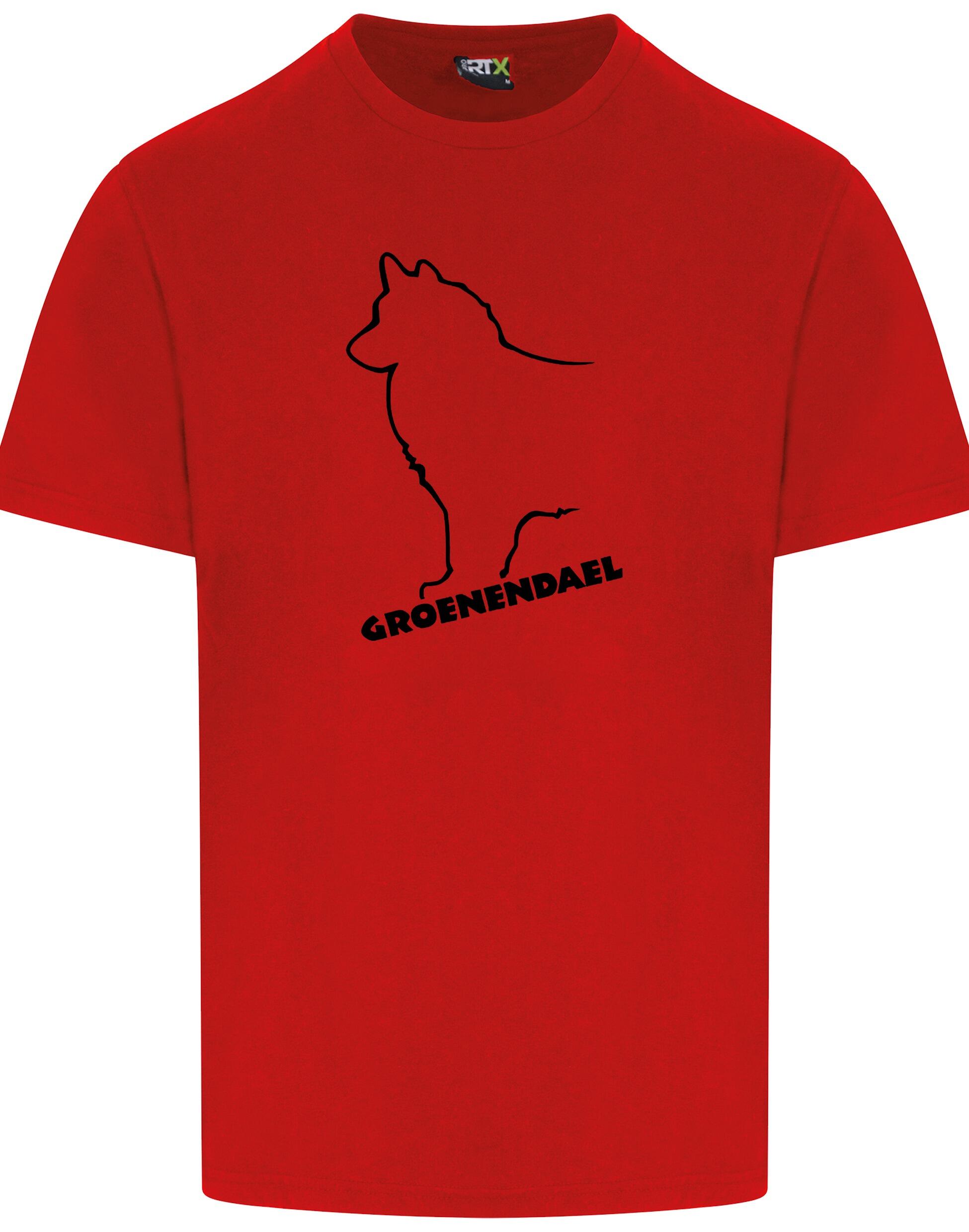 Groenendael Unisex Roundneck T-shirt – Lightweight cotton with a unique breed design for style and comfort.