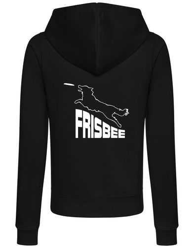 Frisbee Women’s Zipped Hoodie – Tailored fit hoodie with exclusive Frisbee-inspired design, adjustable hood, and front pockets, perfect for Frisbee enthusiasts.
