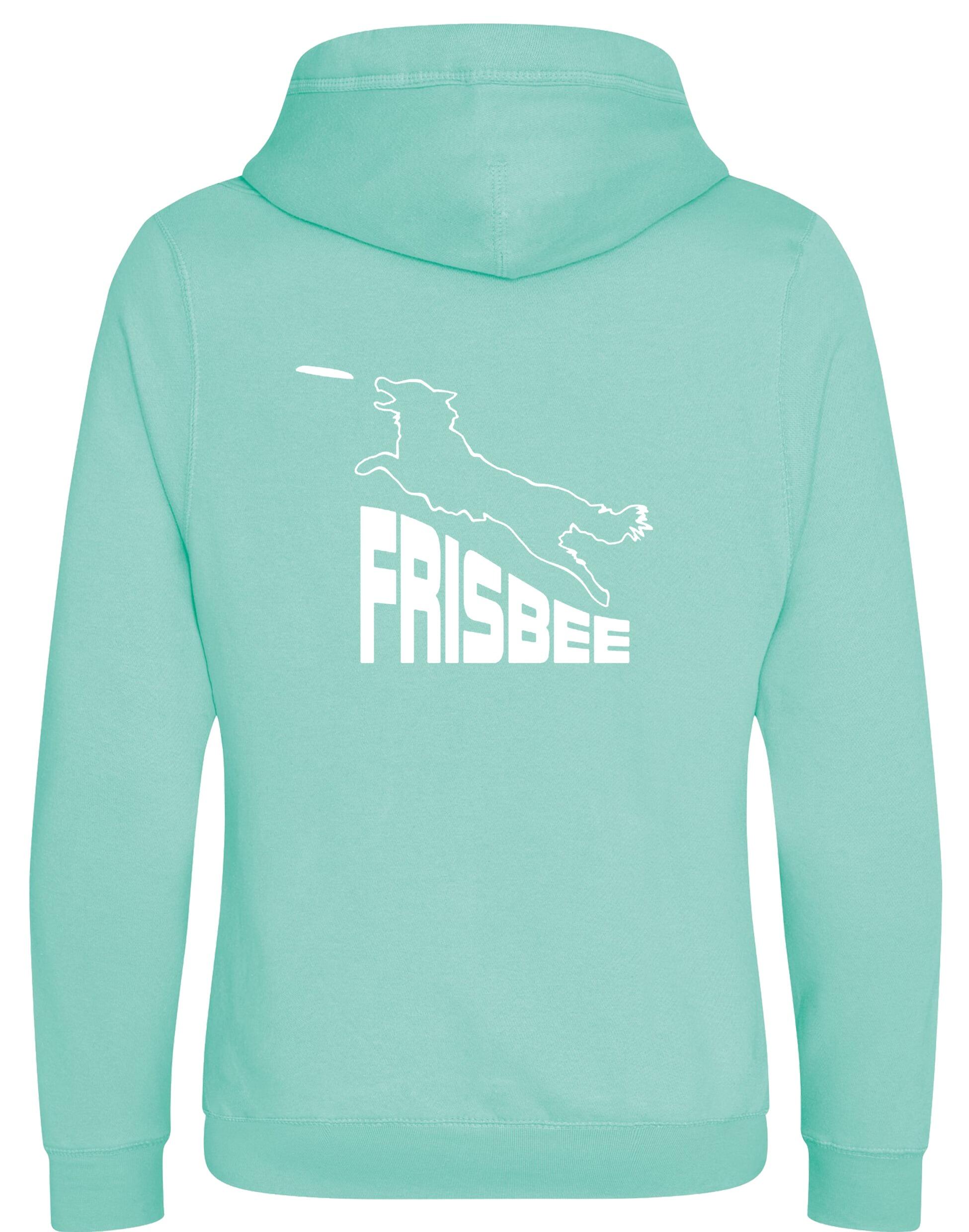 Frisbee Unisex Crossneck Pullover Hoodie – Featuring premium brushed fleece fabric, a modern crossneck design, and exclusive Frisbee-inspired artwork for style and comfort.