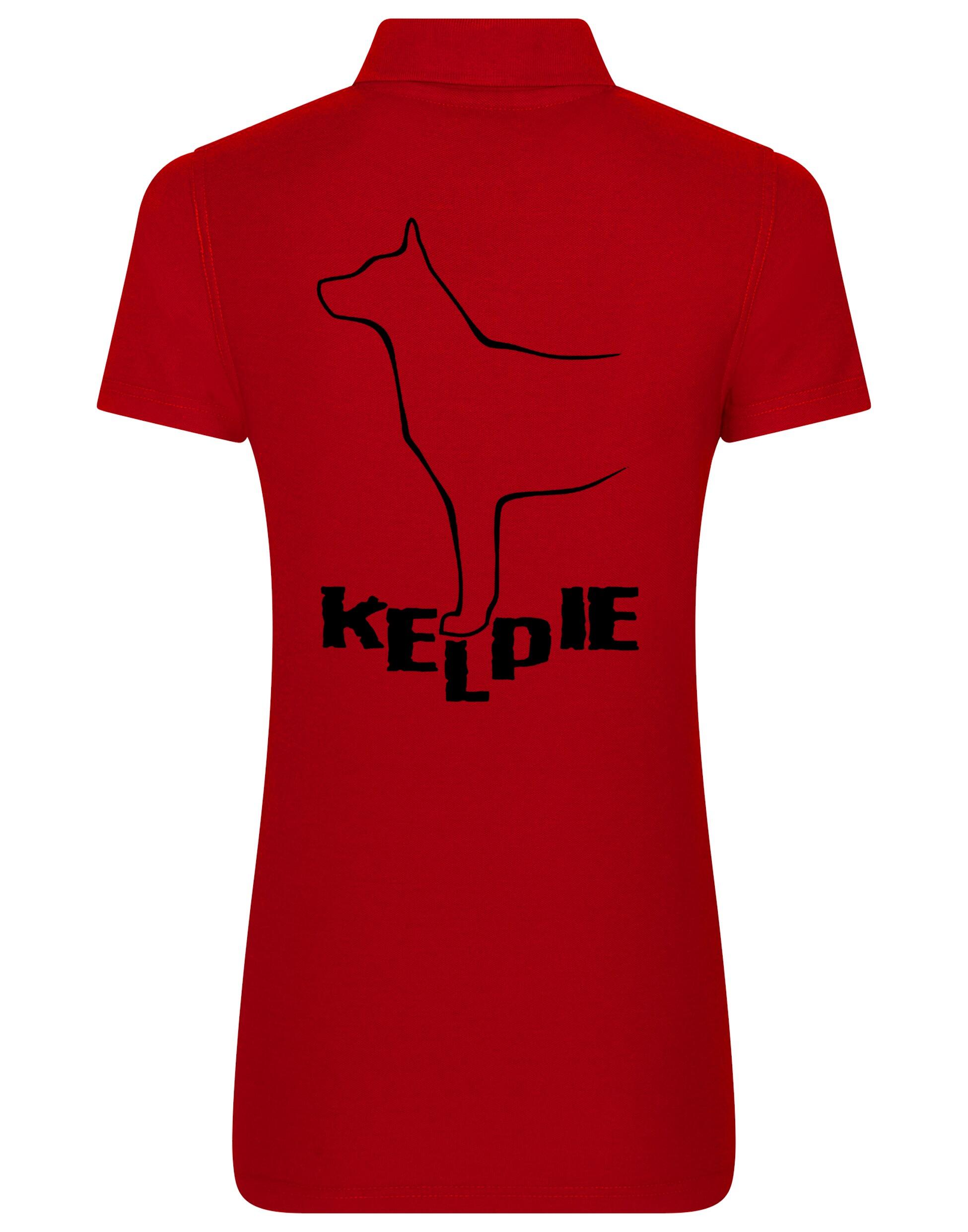 Women's Cotton Polo featuring exclusive Kelpi design with a flattering feminine fit, premium cotton fabric, and stylish comfort for all-day wear.