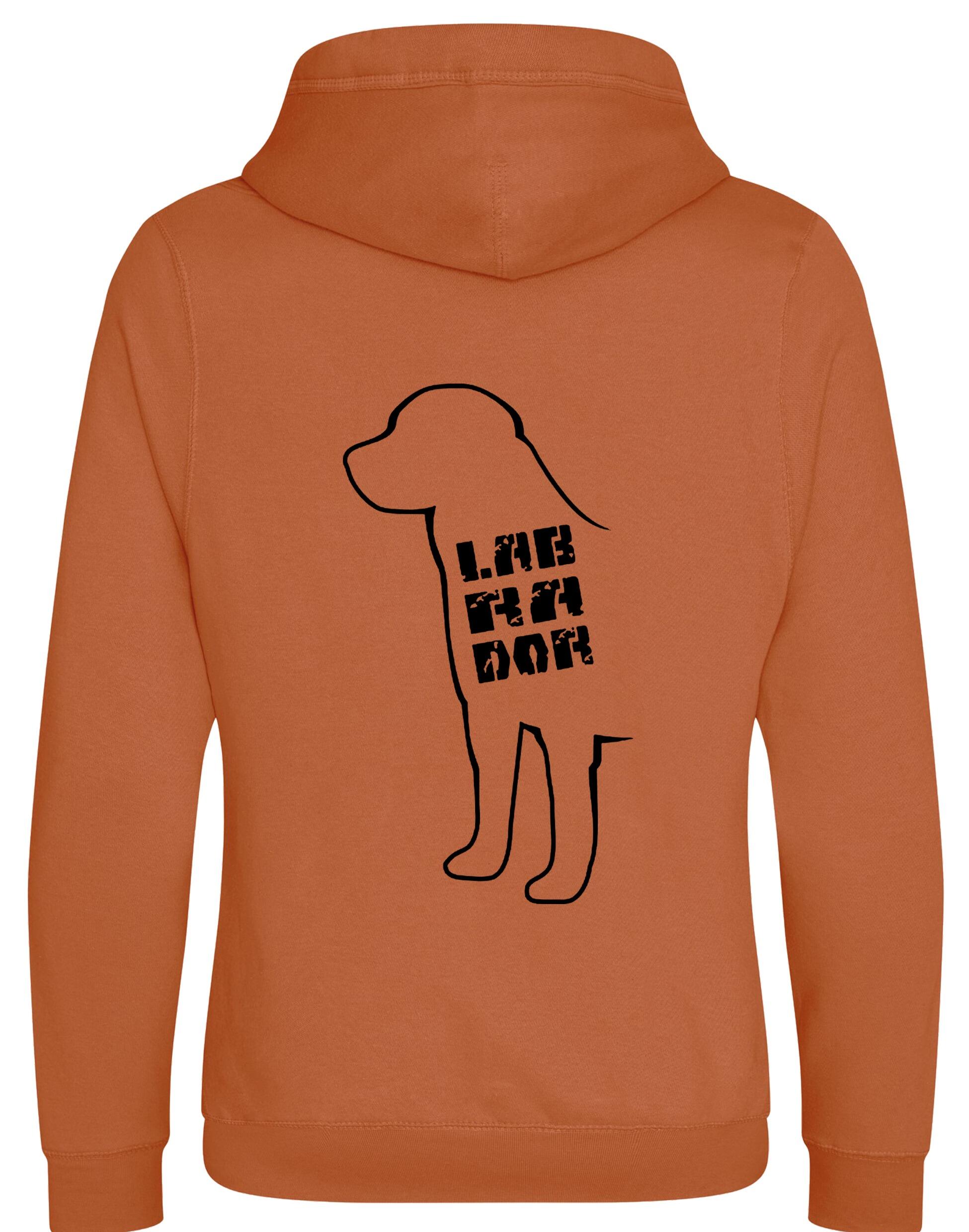 Labrador crossneck pullover hoodie featuring exclusive breed artwork, perfect for showcasing your Labrador pride with modern comfort.