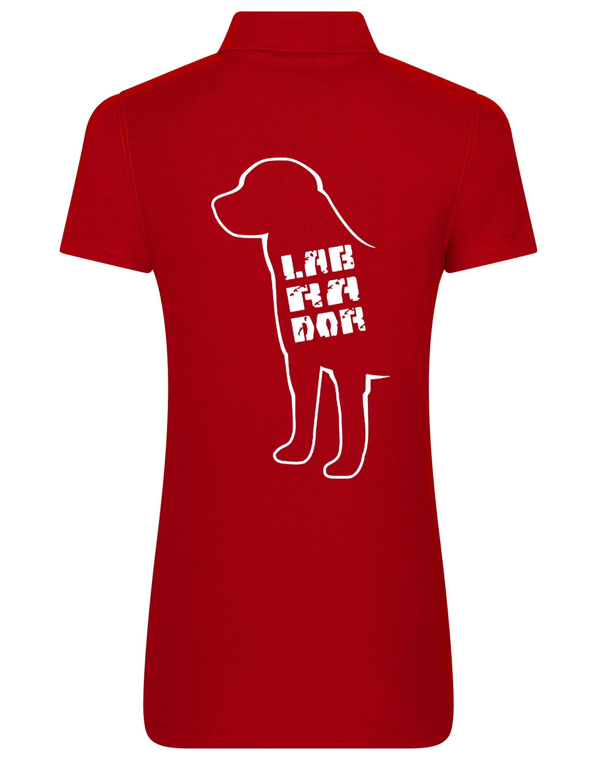 Women’s cotton polo featuring an exclusive Labrador design, combining timeless elegance with lightweight comfort.