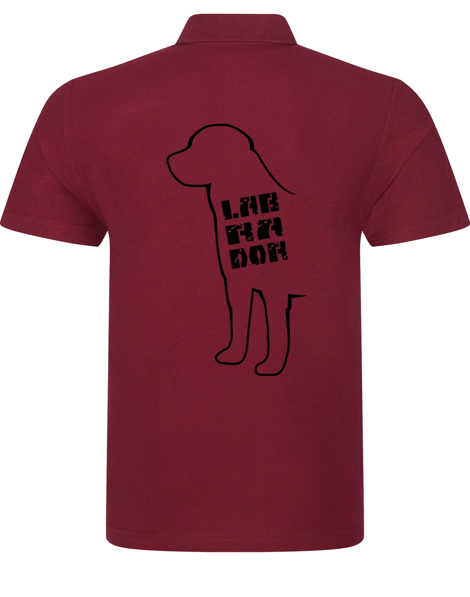 Unisex cotton polo featuring an exclusive Labrador design, combining lightweight comfort with timeless style.