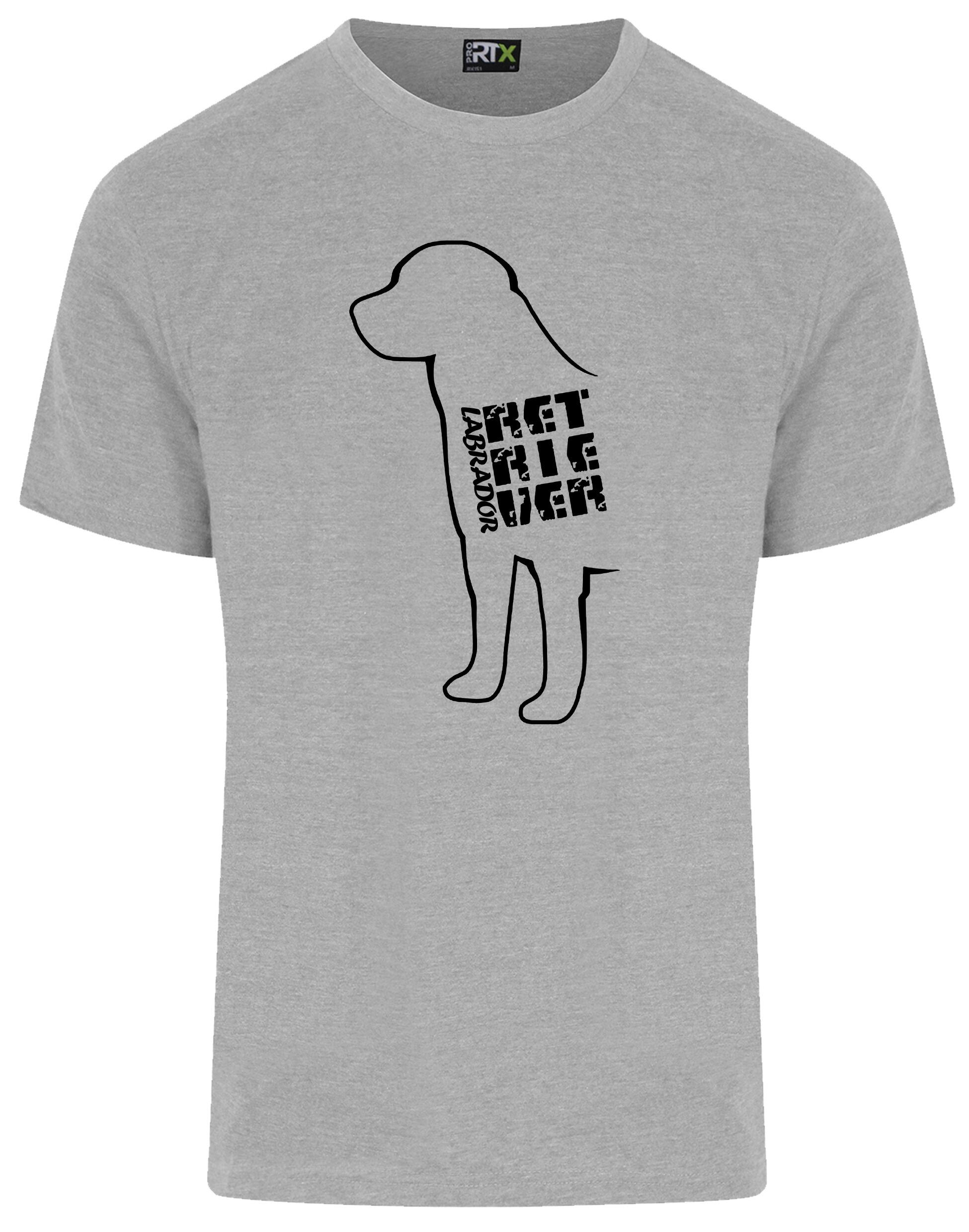 Unisex roundneck T-shirt with exclusive Labrador Retriever artwork, crafted from soft, breathable cotton with a relaxed fit for everyday comfort and style.