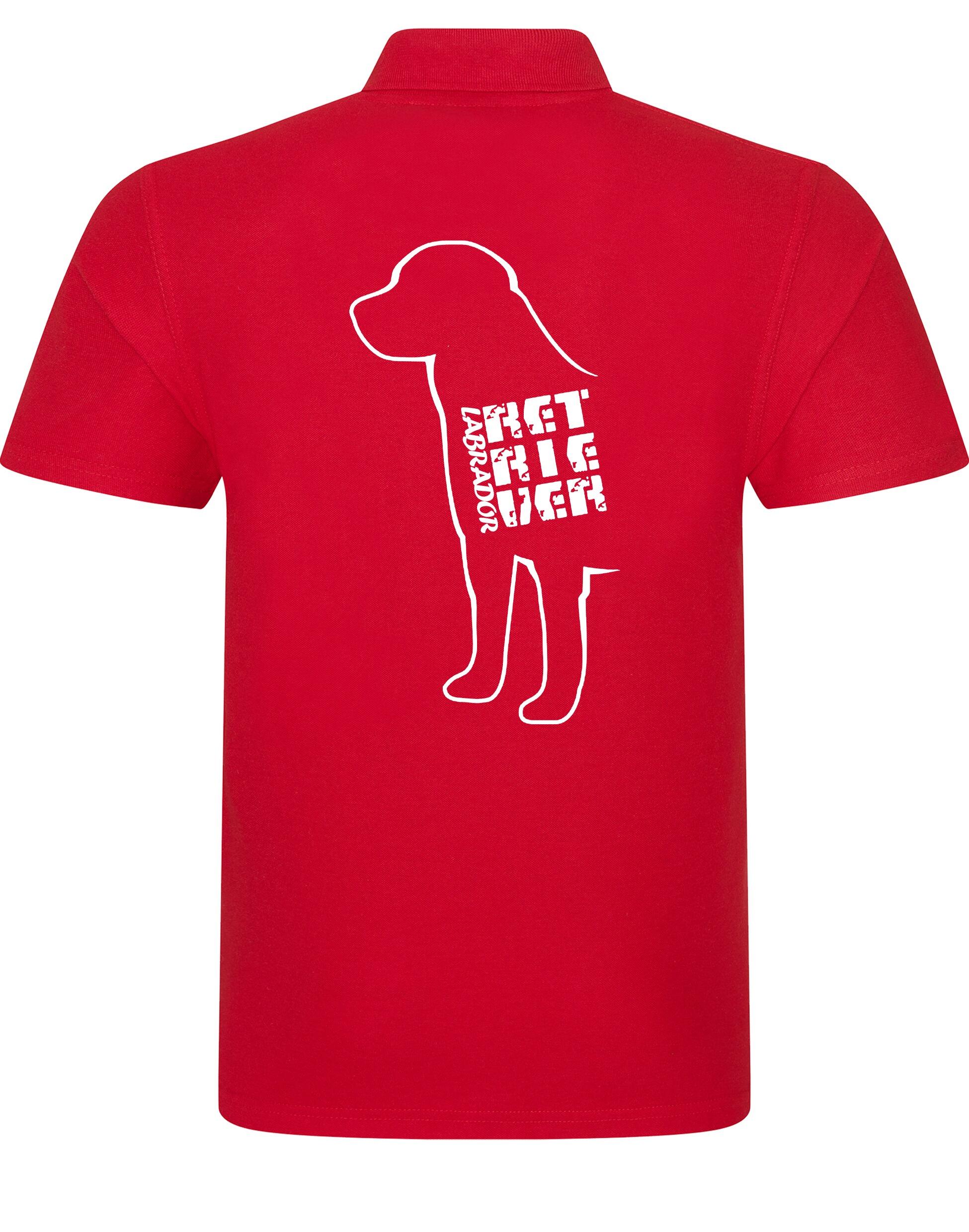 Unisex Cotton Polo featuring exclusive Labrador Retriever design, crafted from lightweight cotton with a relaxed fit for all-day comfort and style.