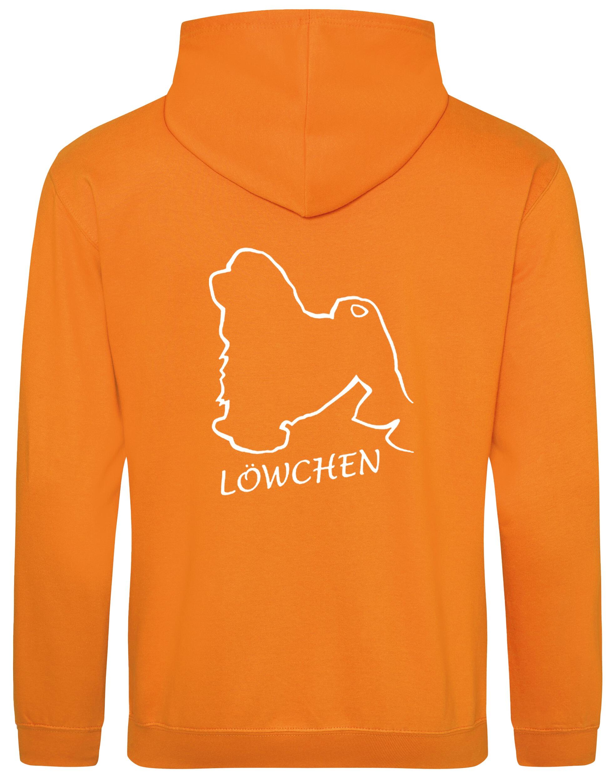 Lowchen Design Pullover Hoodie with fleece lining and exclusive breed artwork.