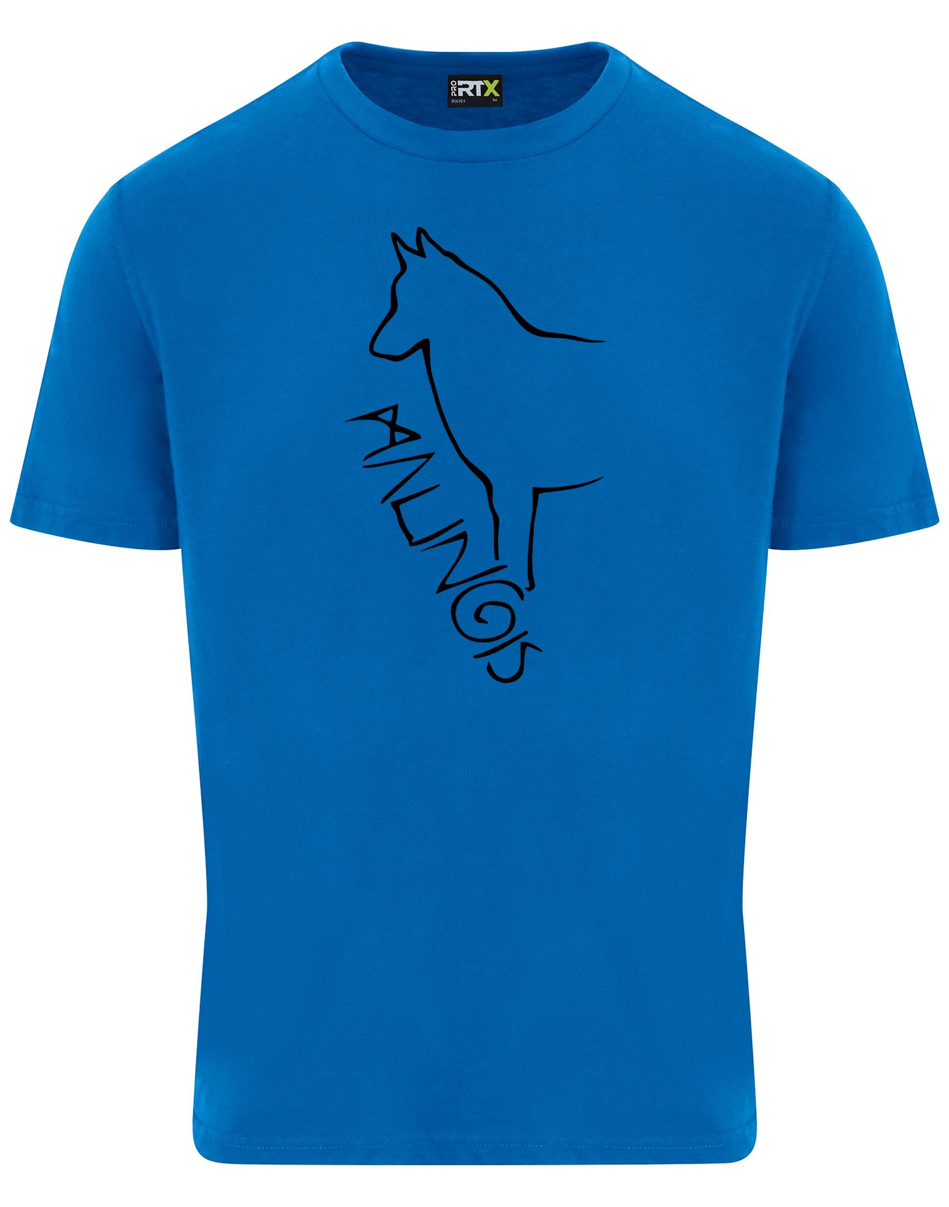 Unisex Roundneck T-shirt featuring an exclusive Malinois breed graphic, designed for comfort and style.