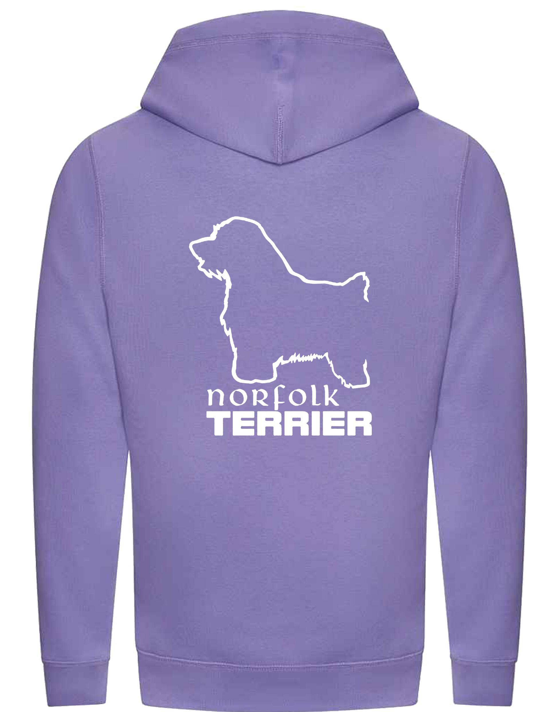 Norfolk Terrier Crossneck Pullover Hoodie featuring exclusive breed artwork, heavy-blend fleece, stylish crossneck design, kangaroo pocket, and ribbed cuffs. Perfect for Norfolk Terrier lovers seeking warmth, comfort, and modern style.