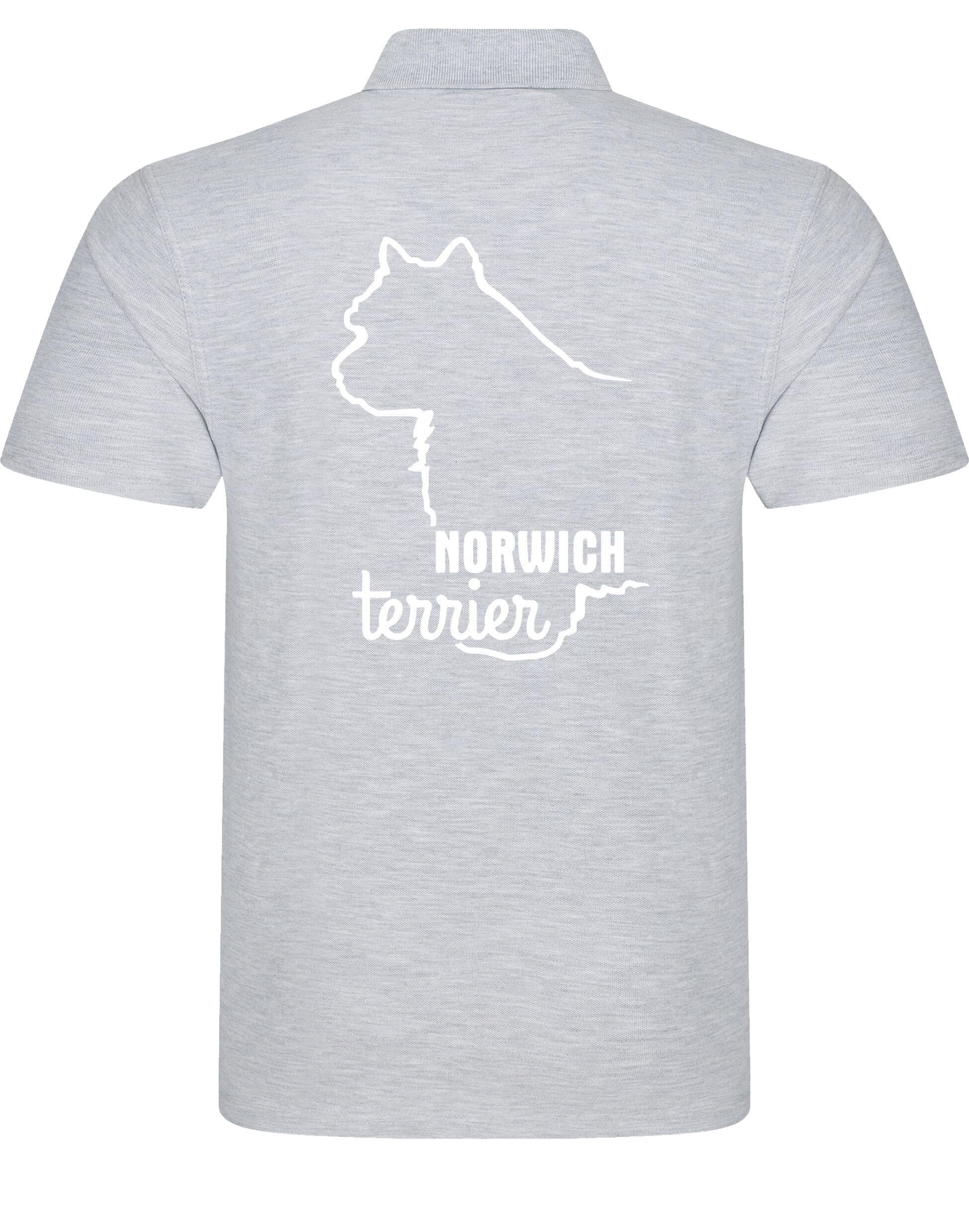 Norwich Terrier Unisex Cotton Polo featuring exclusive breed artwork, soft cotton fabric, and a relaxed fit. Designed for style, comfort, and Norwich Terrier lovers—ideal for dog shows, casual outings, and everyday wear.
