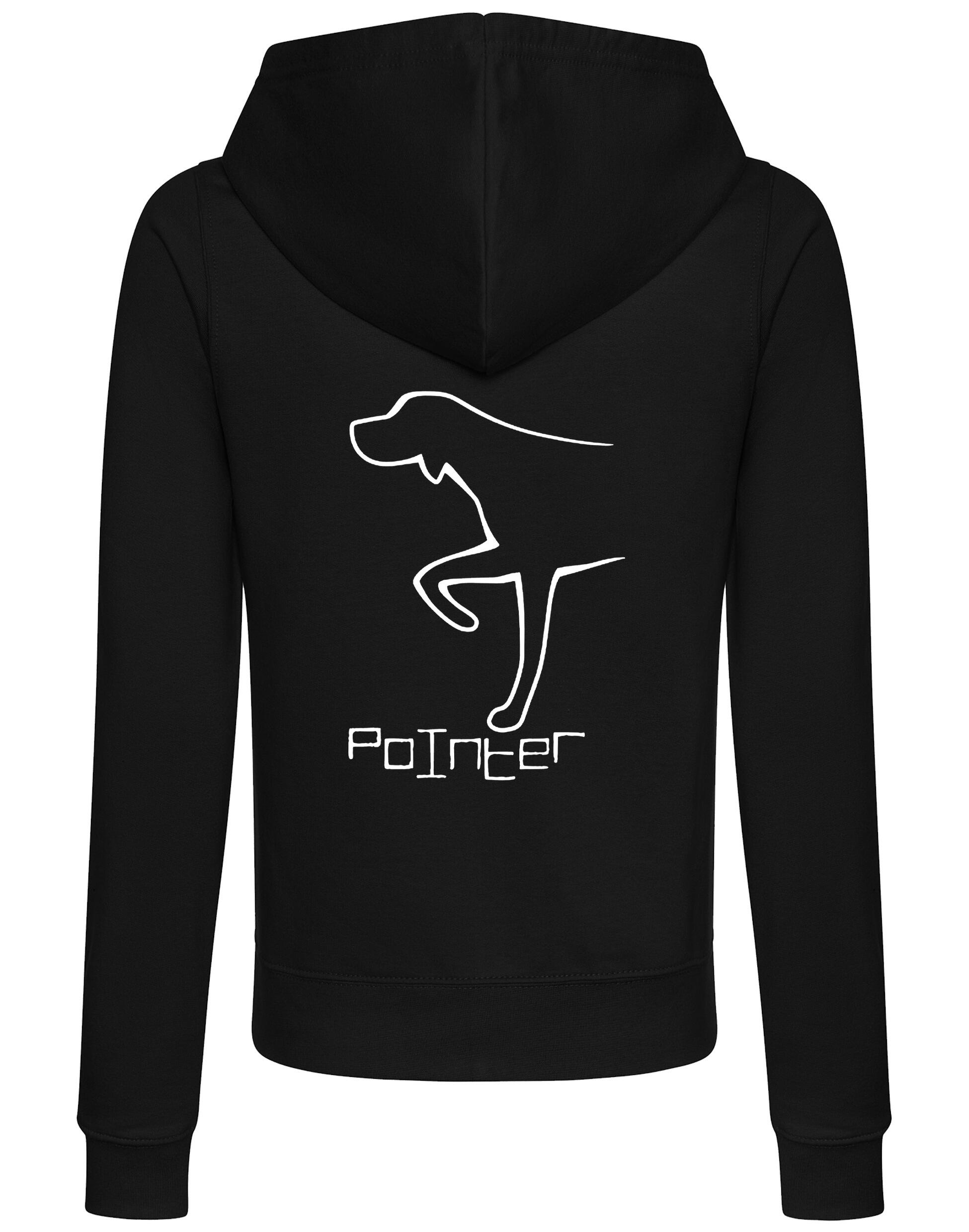 Pointer Women’s Zipped Hoodie – breathable, soft hoodie with full-zip closure, front pockets, and exclusive Pointer design, perfect for breed lovers and outdoor enthusiasts.