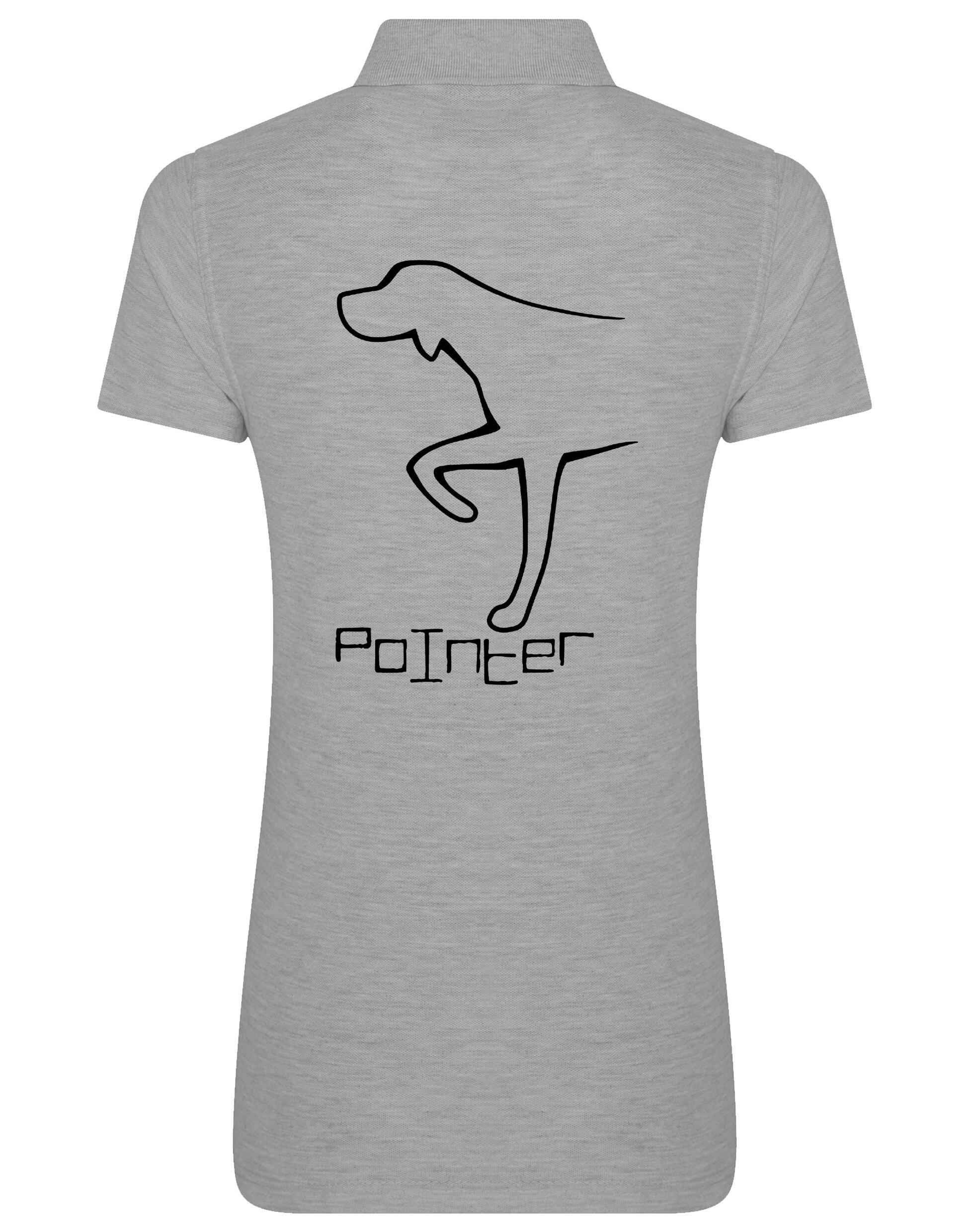 Pointer Women’s Cotton Polo featuring an exclusive Pointer design, crafted from breathable cotton for stylish comfort and elegance.