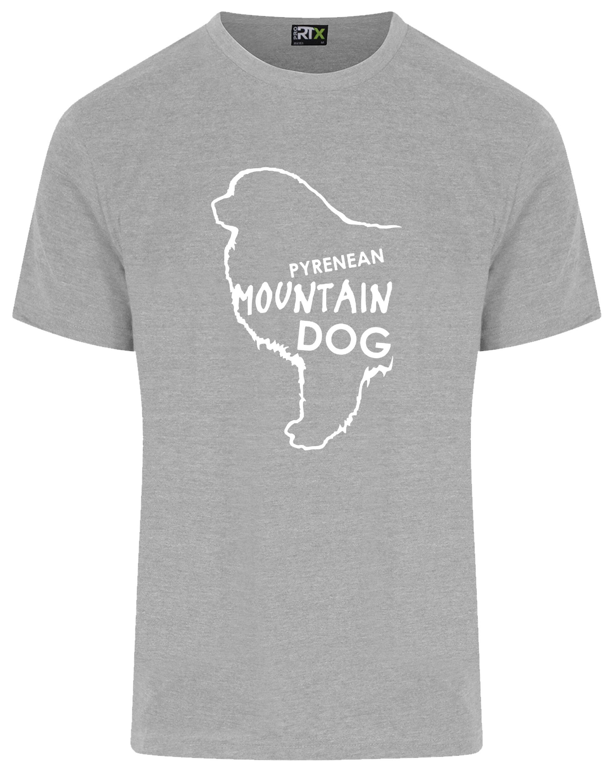Unisex Pyrenean Mountain Dog Roundneck T-shirt featuring exclusive breed artwork, crafted from premium breathable cotton for all-day comfort and a relaxed, stylish fit, perfect for Pyrenean Mountain Dog enthusiasts.