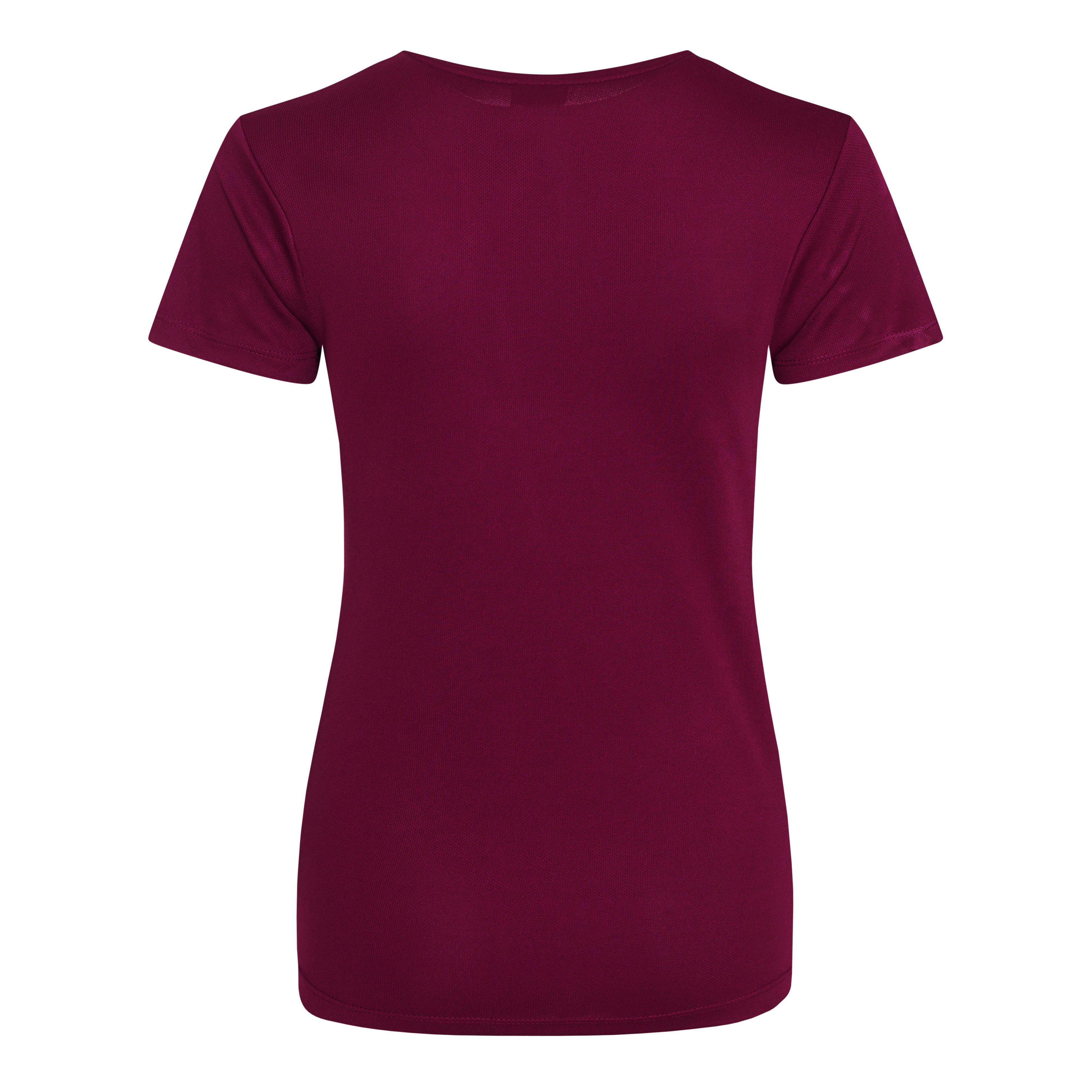 Women's Cool Performance T-Shirt Burgundy