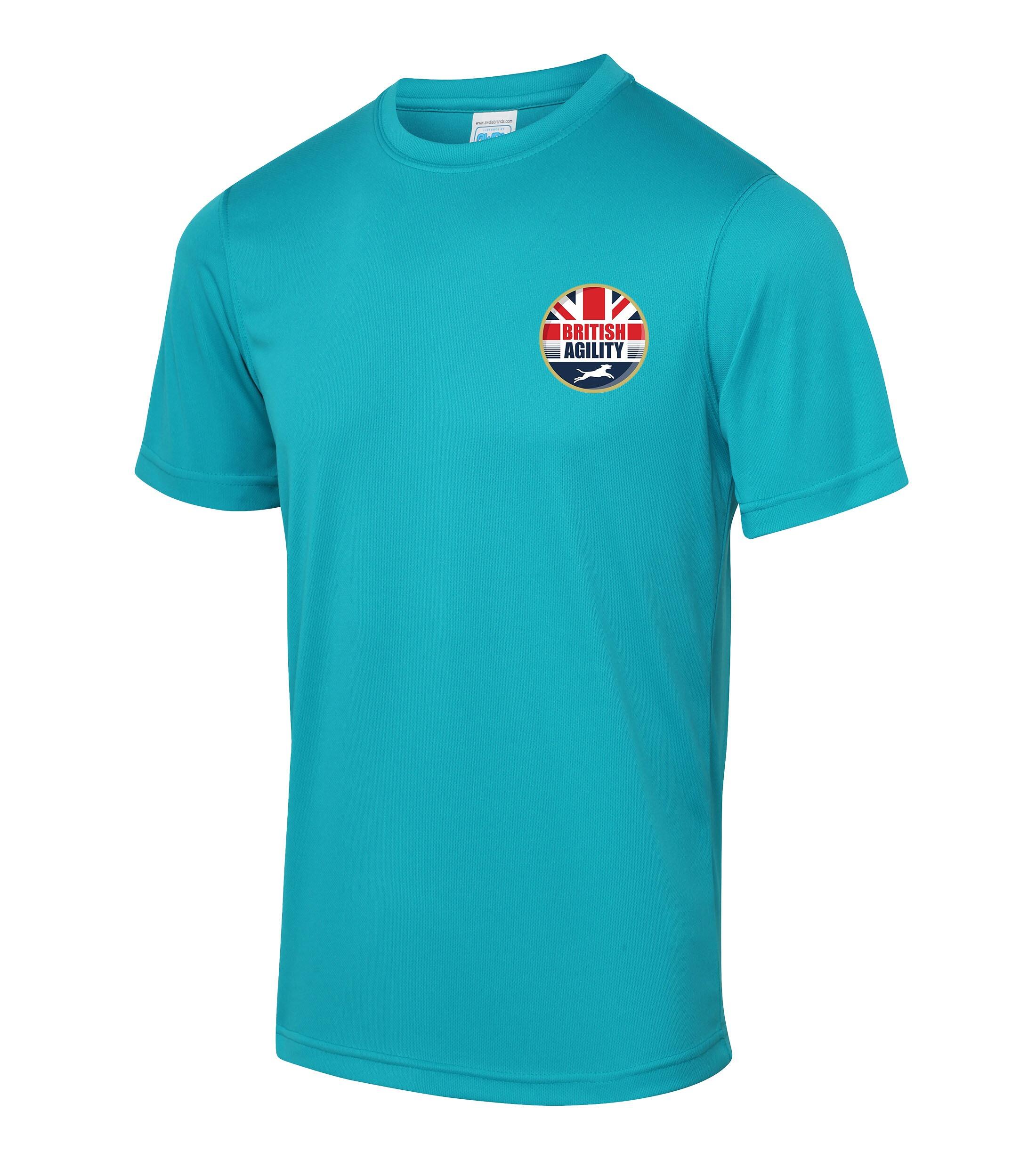 British Agility 2023 Cool T-Shirt Turquoise Blue