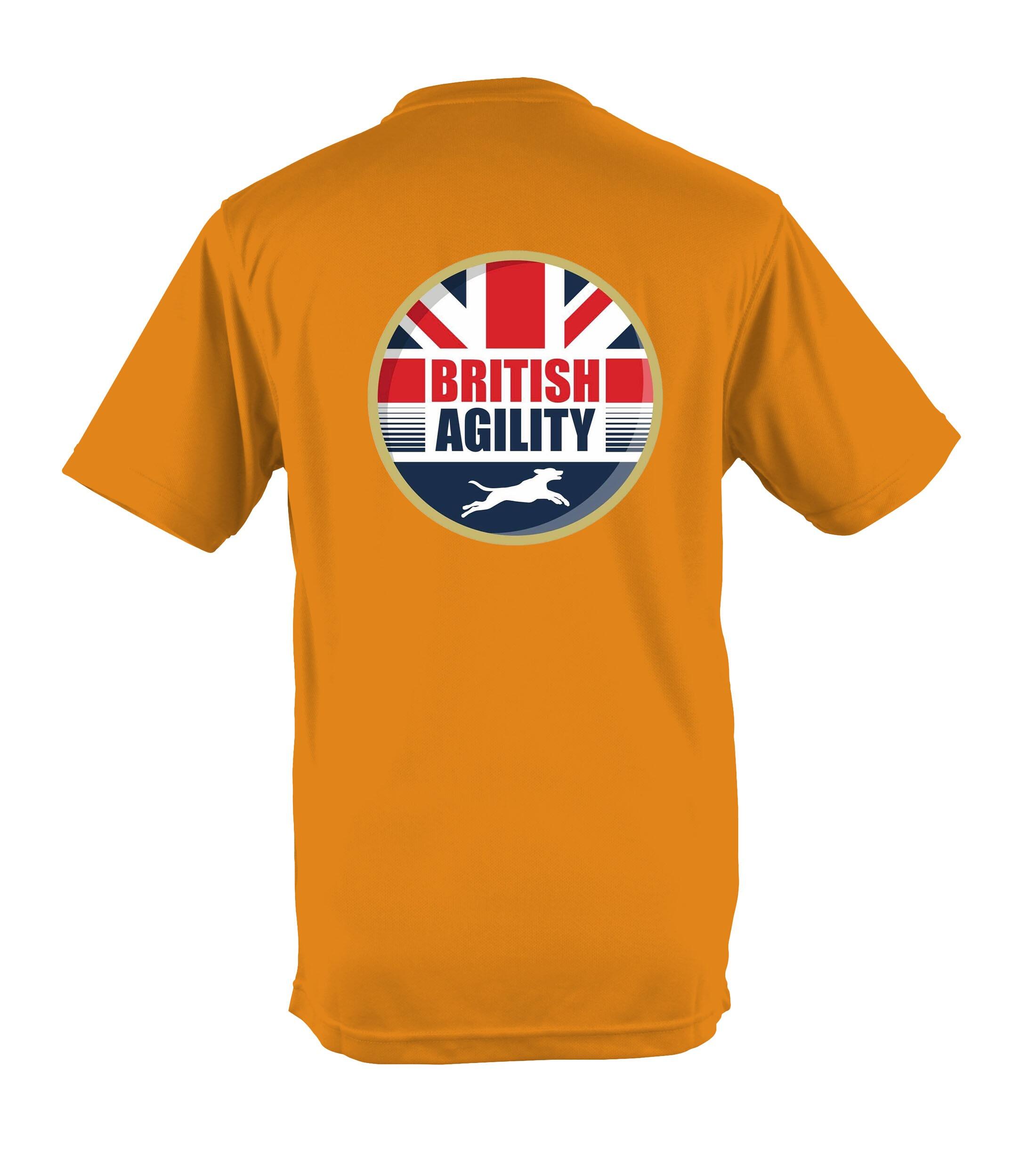 British Agility 2023 Cool T-Shirt Orange Crush