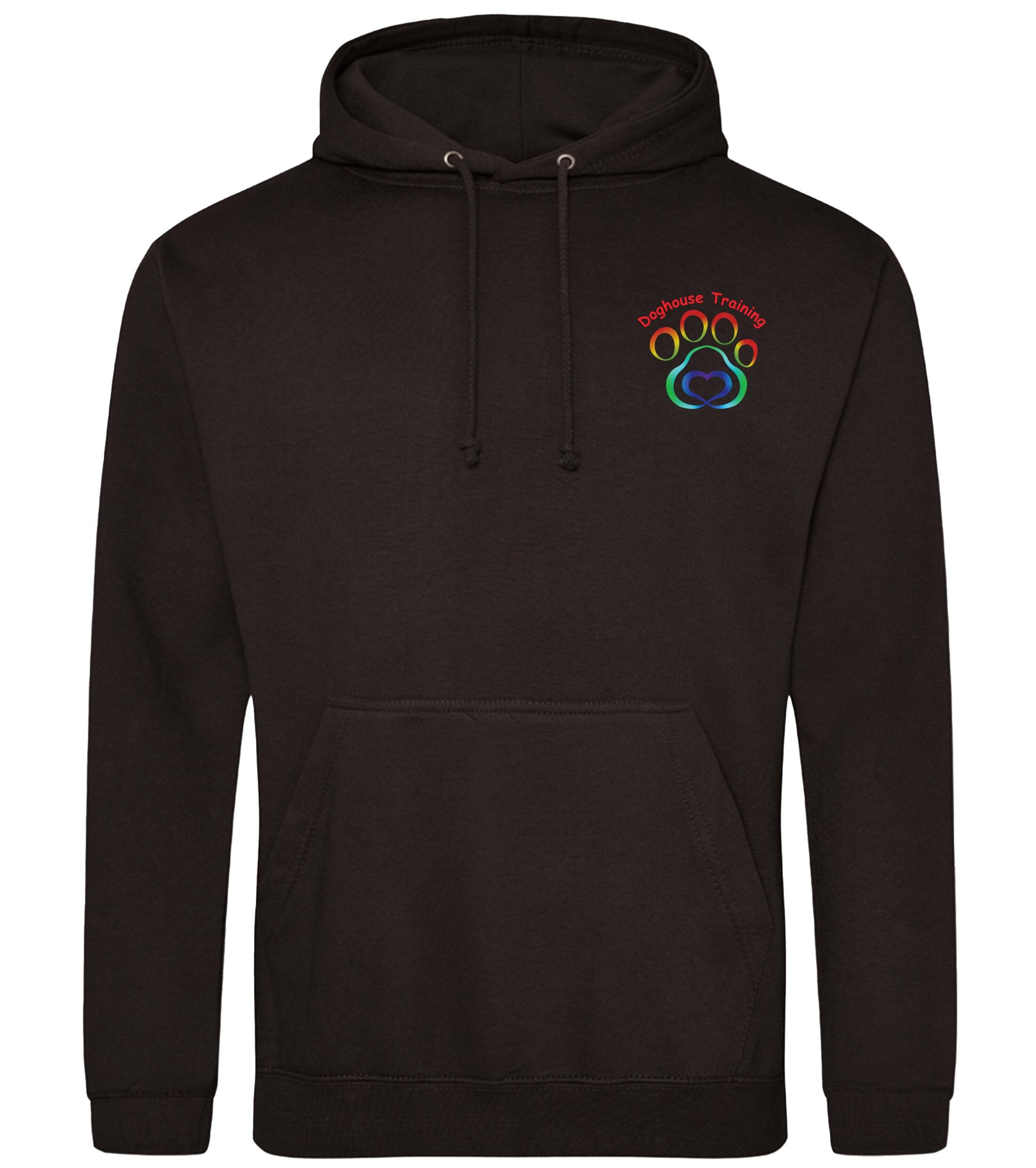 Unisex Doghouse Training Black Pullover Hoodie