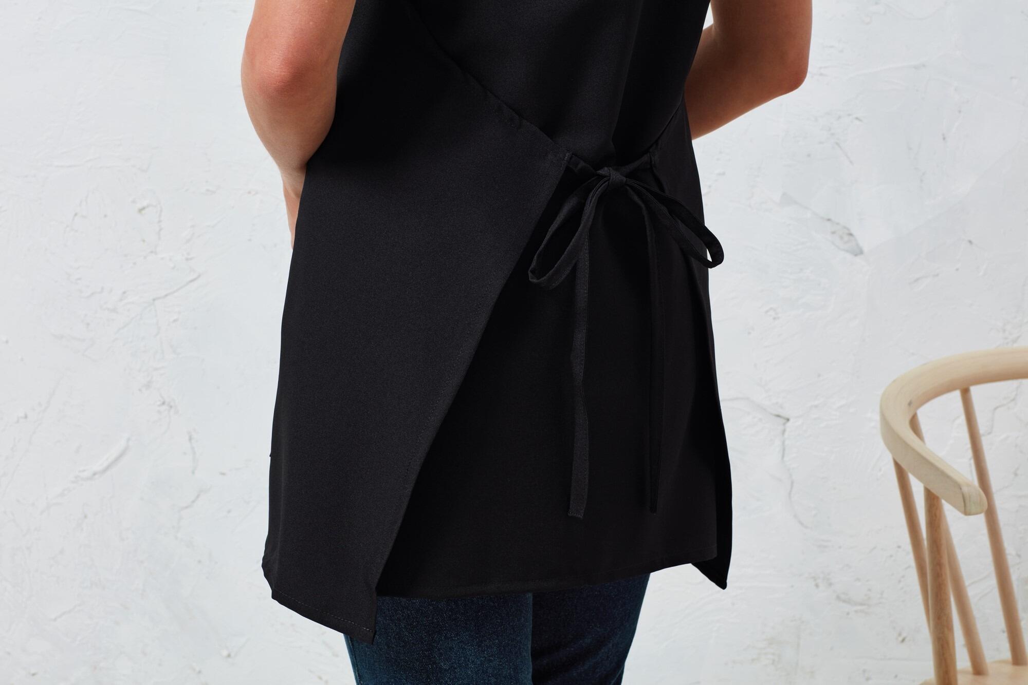Dog Grooming Overhead Tunic Black Back