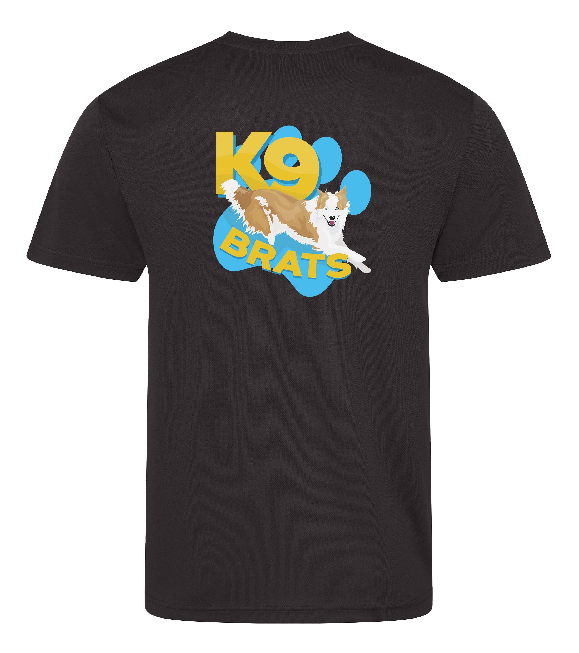 K9 Brats Unisex Cool Tee Black