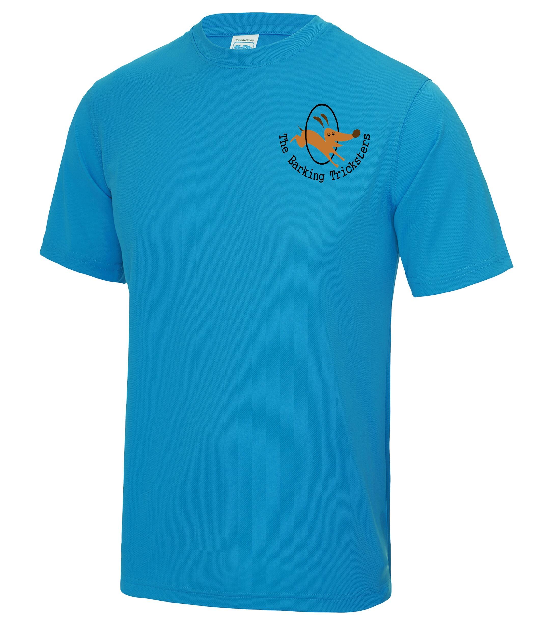 The Barking Tricksters Unisex Cool Tee Sapphire Blue