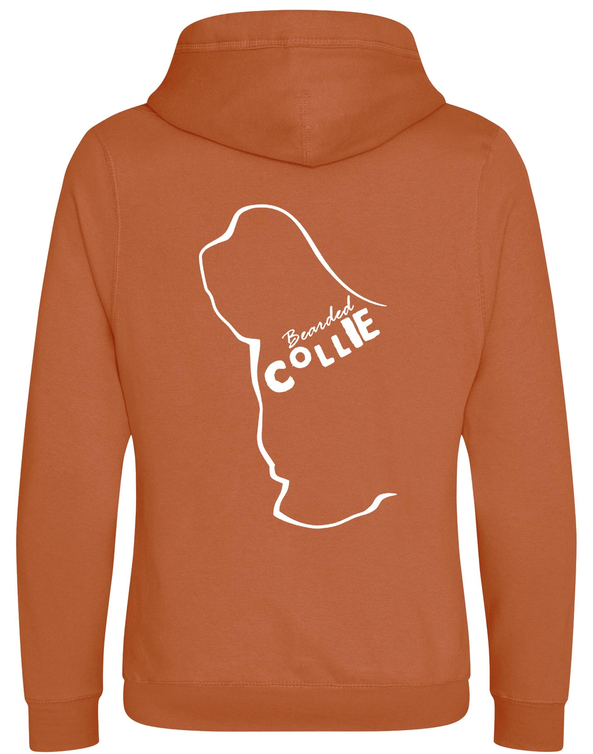Unisex Crossneck Pullover Hoodie with Bearded Collie Dog Breed Design – A Must-Have for Bearded Collie Fans