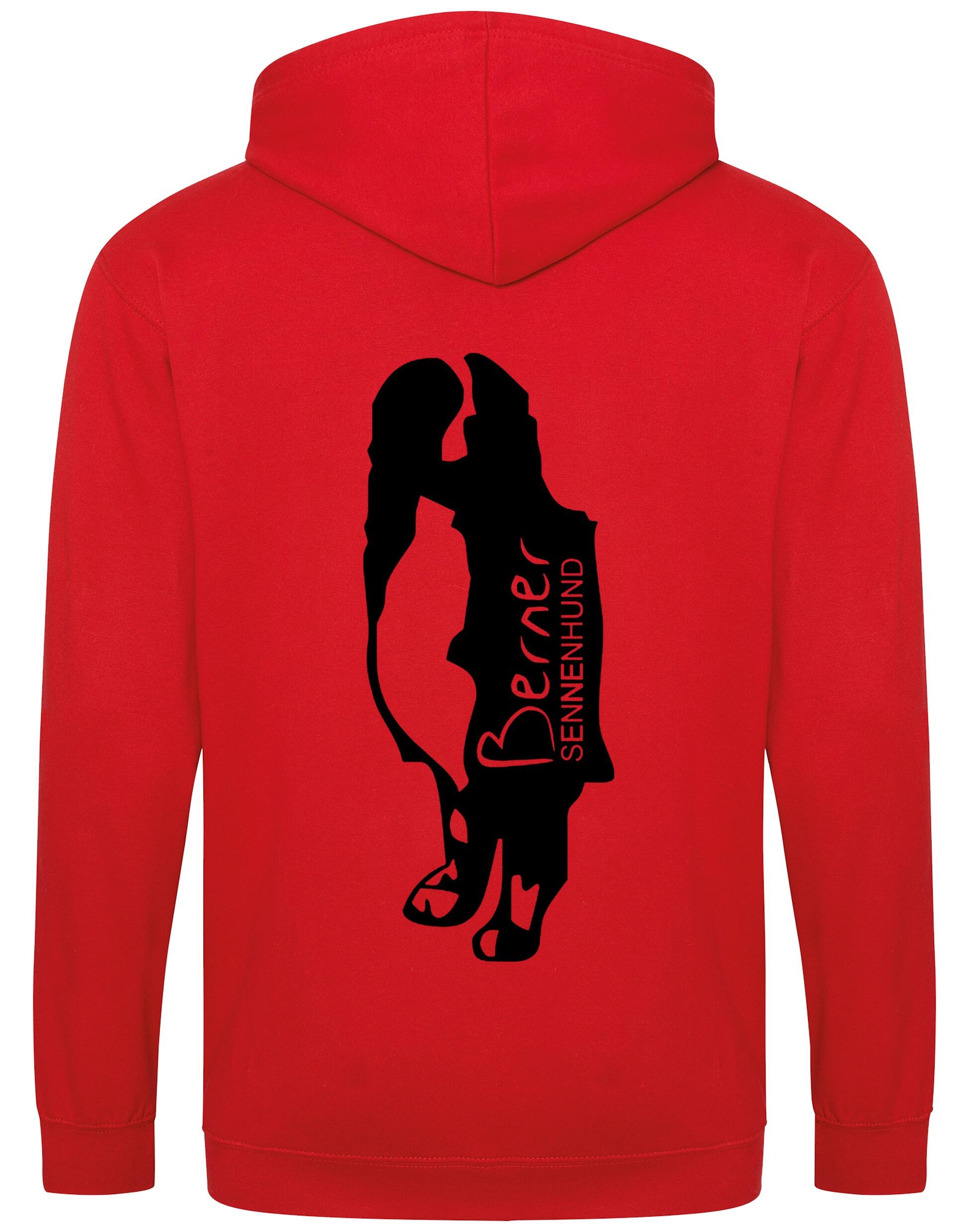 Berner Sennenhund Dog Breed Design Zipped Hoodie – Style and Comfort for Dog Lovers