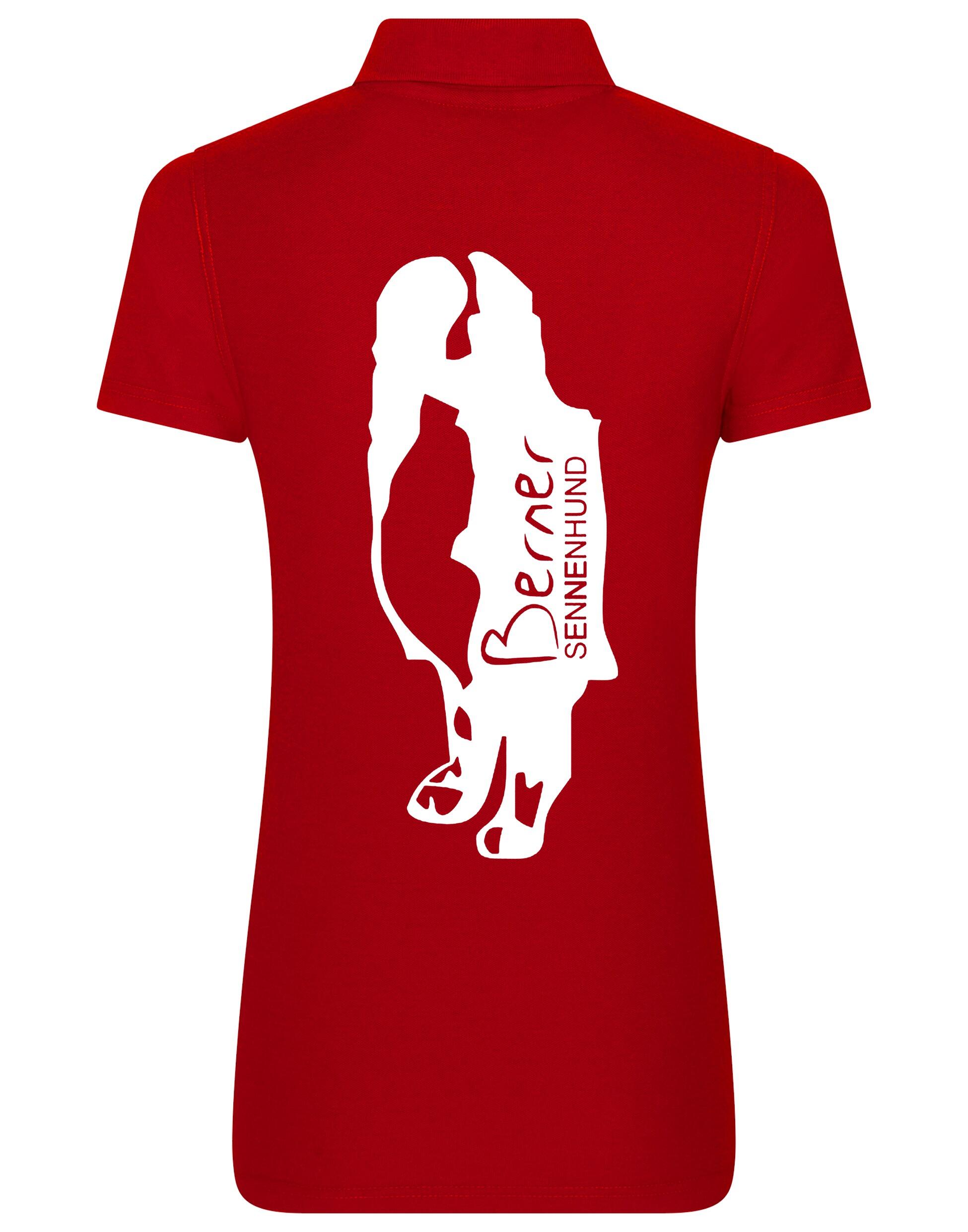 Berner Sennenhund Dog Breed Design Women’s Cotton Polo – A Must-Have for Berner Sennenhund Enthusiasts