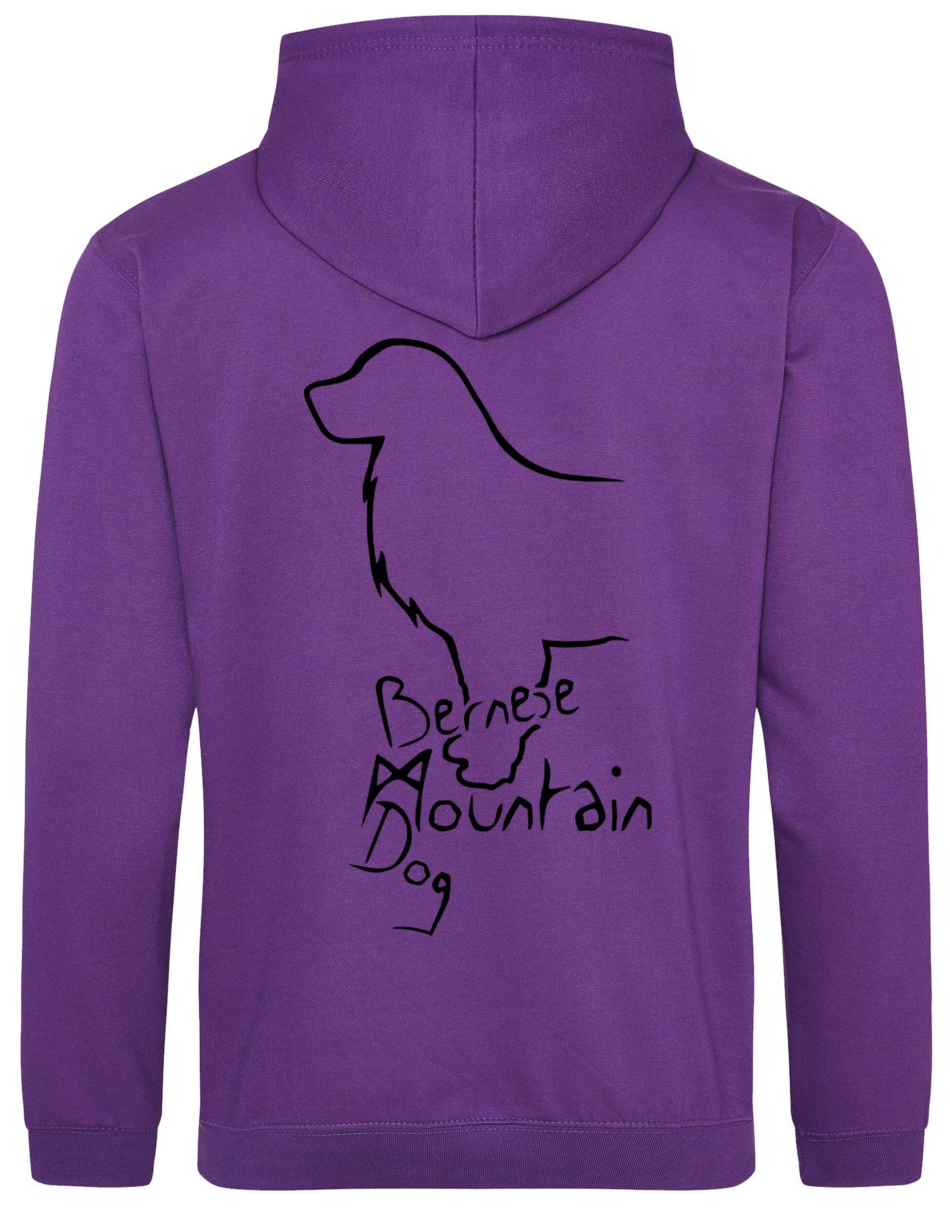 Bernese Mountain Dog Dog Breed Design Pullover Hoodie – Style and Comfort for Dog Lovers