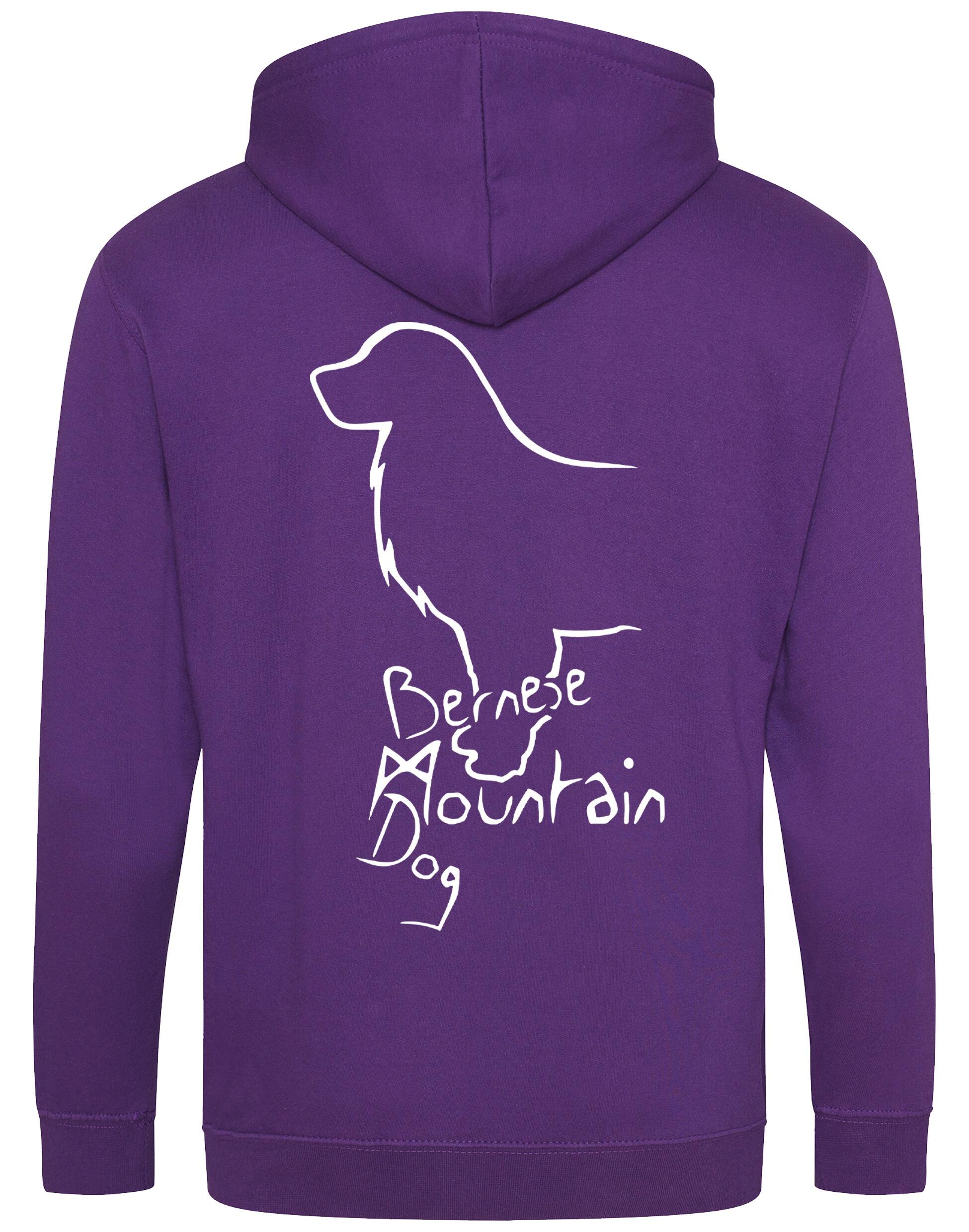 Bernese Mountain Dog Zipped Hoodie – Style and Comfort for Dog Lovers