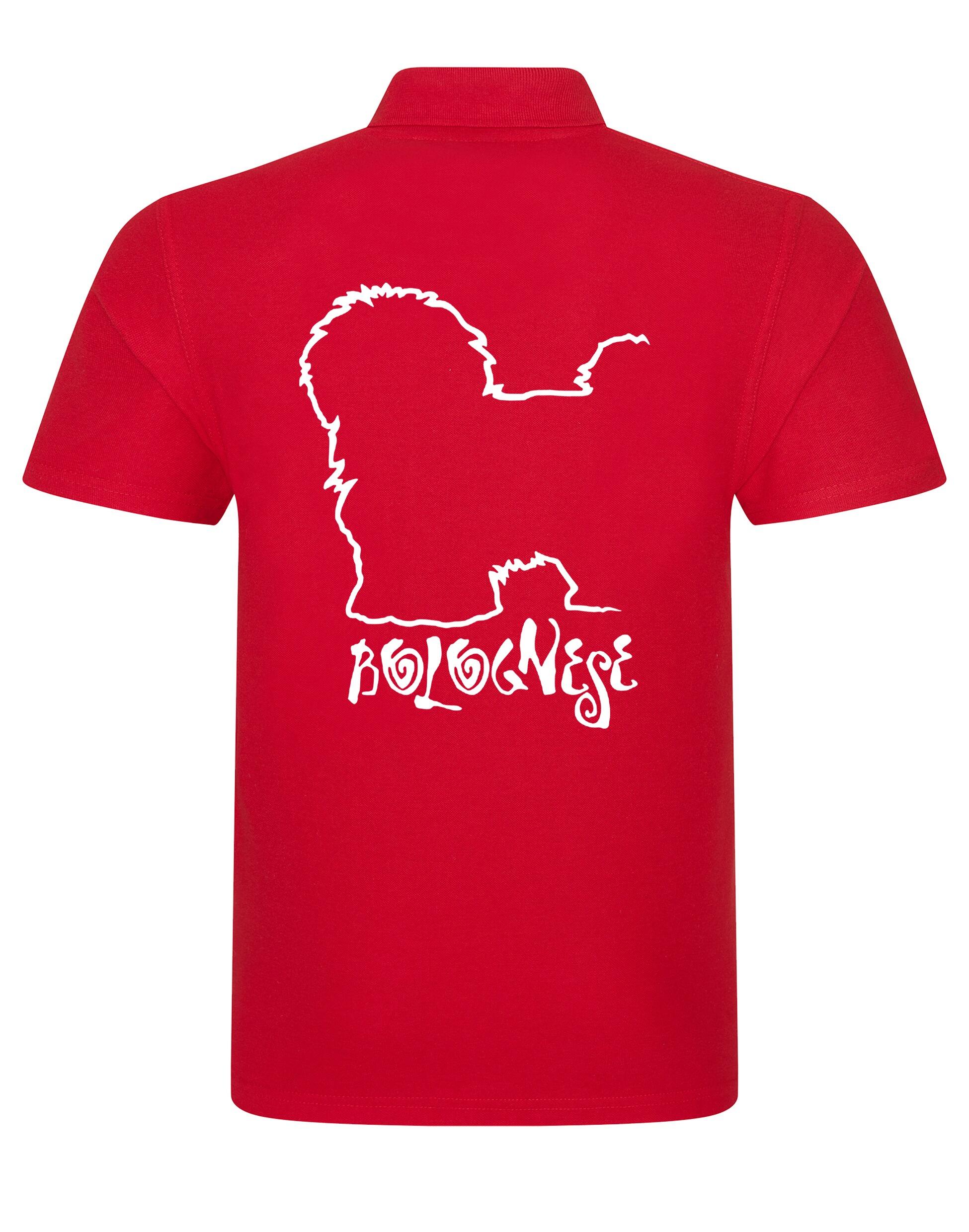 Unisex Cotton Polo with Bolognese Dog Breed Design – Comfort and Style for Every Bolognese Enthusiast